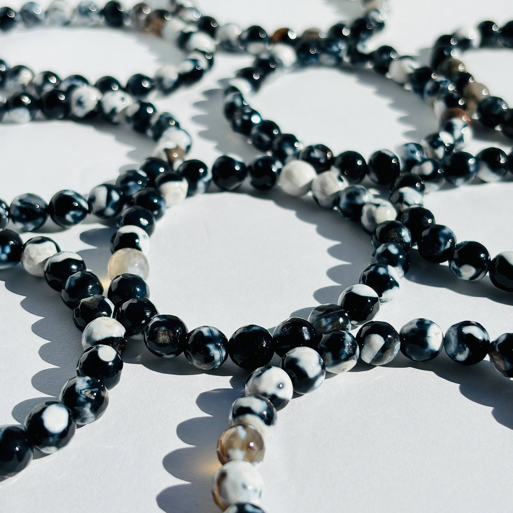 Orca Agate Crystal Bracelet