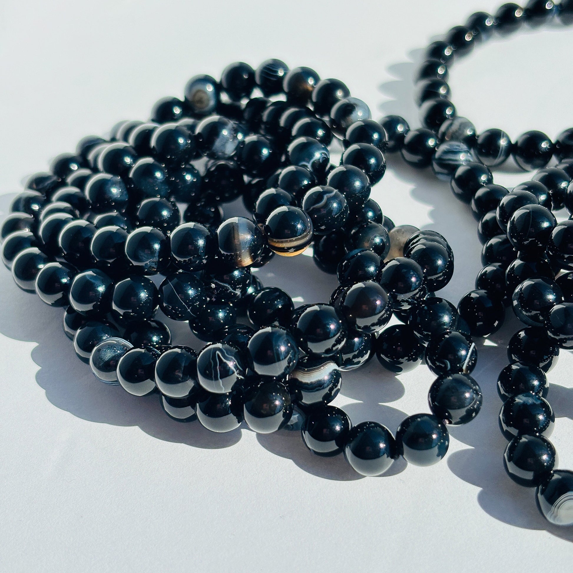 Black Onyx Crystal Handmade Bracelet