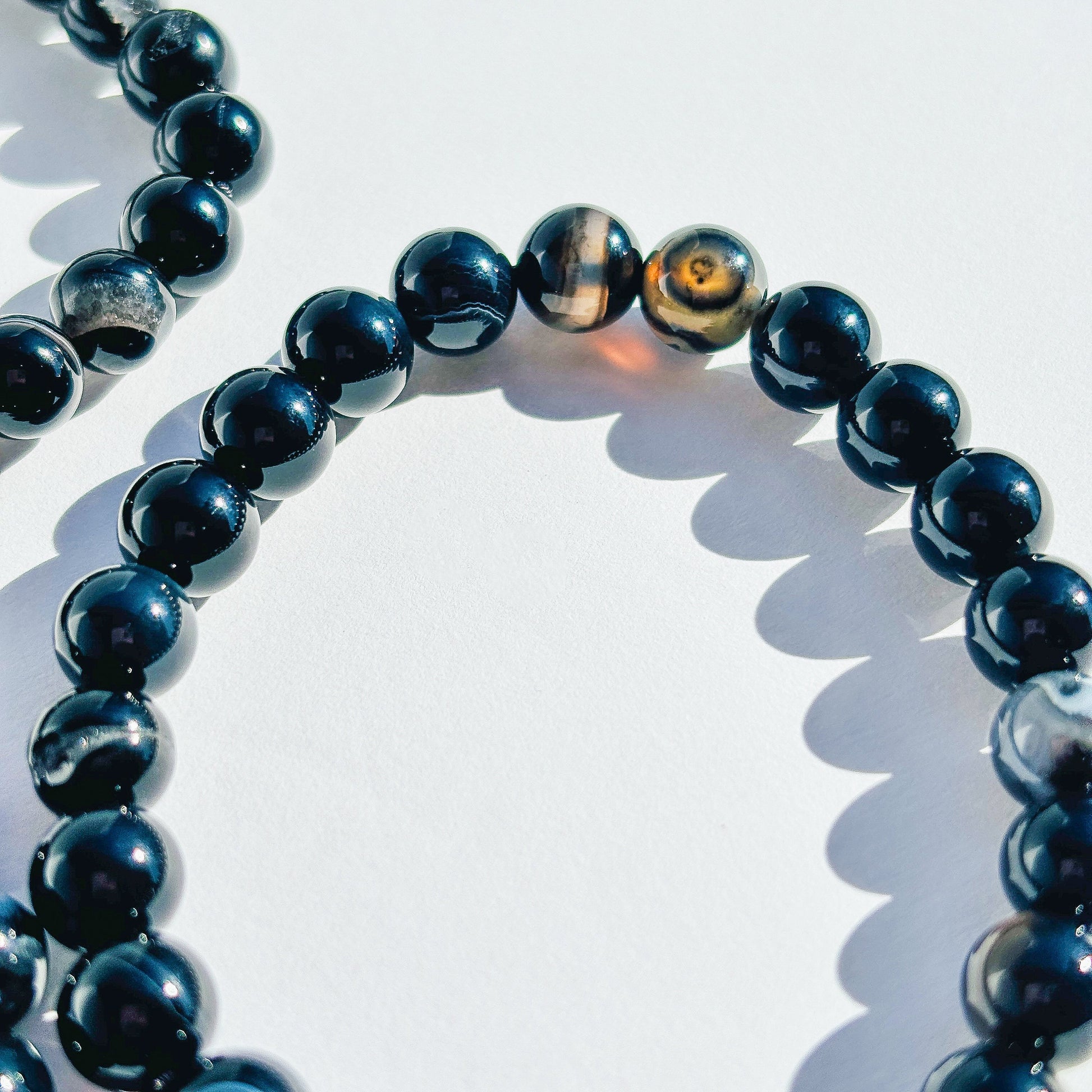 Black Onyx Crystal Handmade Bracelet