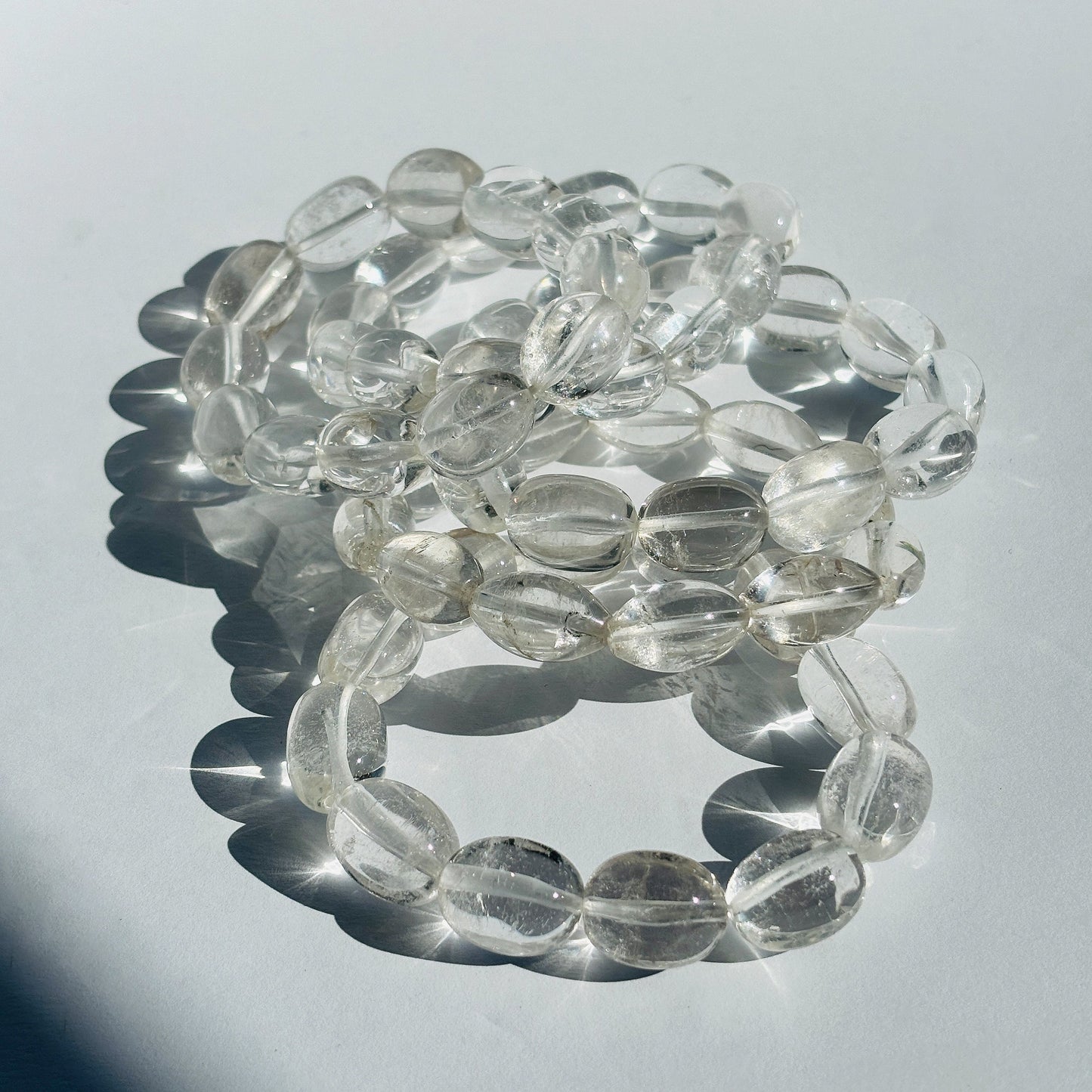 Clear Quartz Crystal Handmade Bracelet