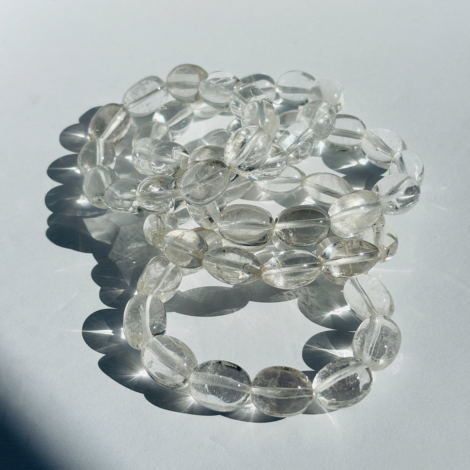 Clear Quartz Crystal Handmade Bracelet