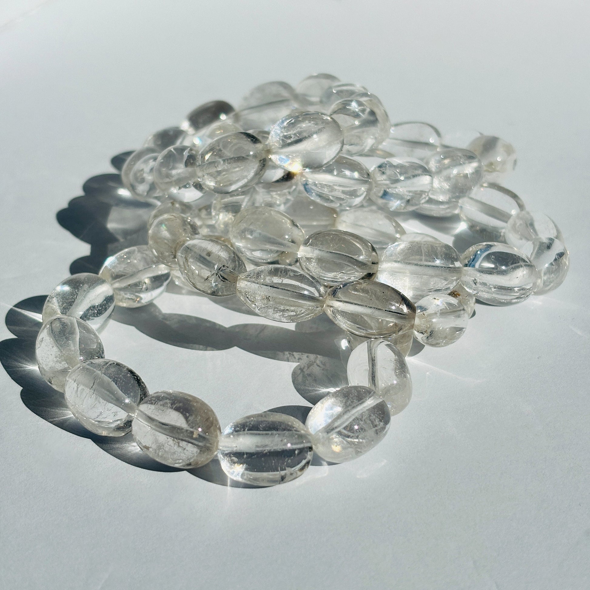 Clear Quartz Crystal Handmade Bracelet