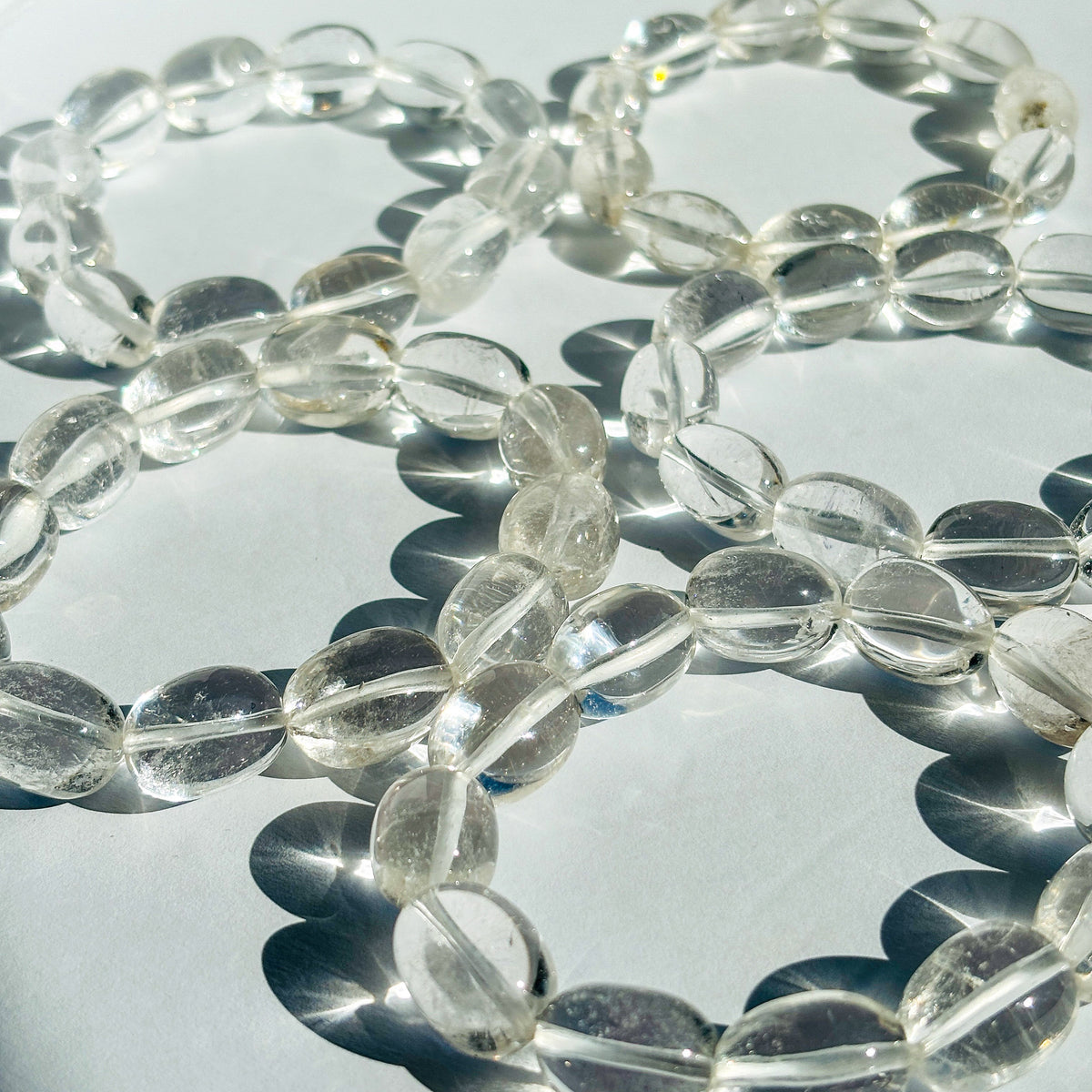 Clear Quartz Crystal Handmade Bracelet