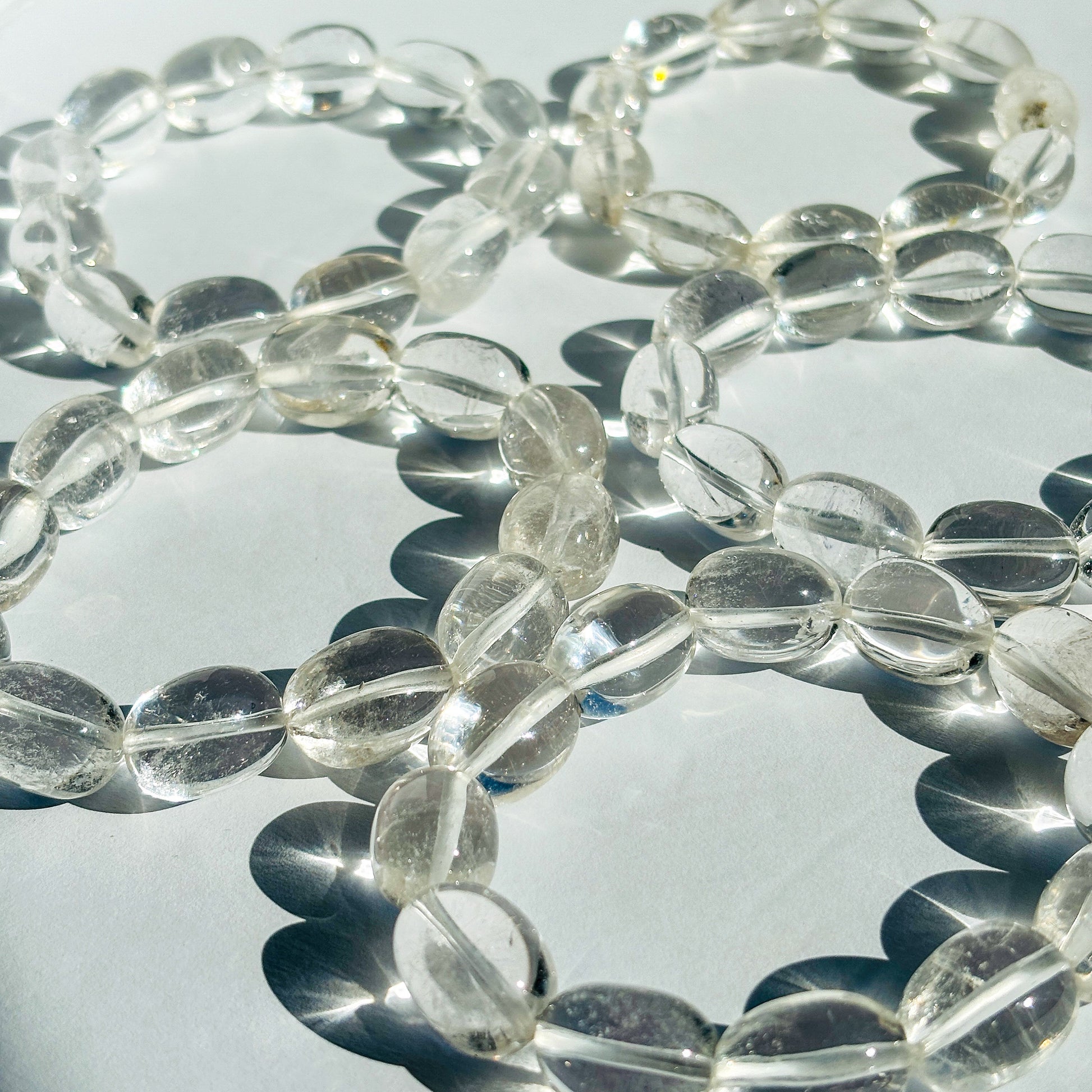 Clear Quartz Crystal Handmade Bracelet