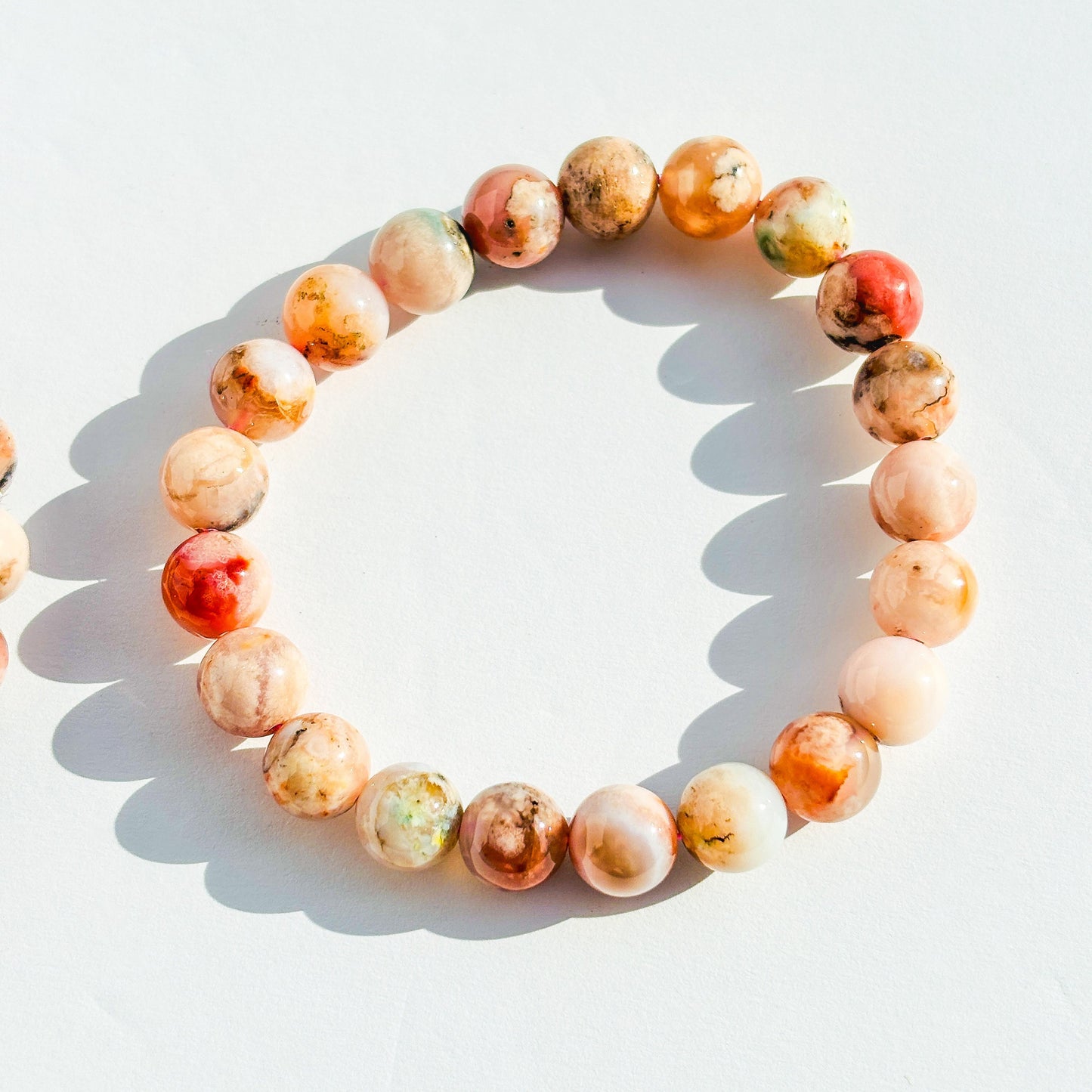 Flower Agate Bracelet