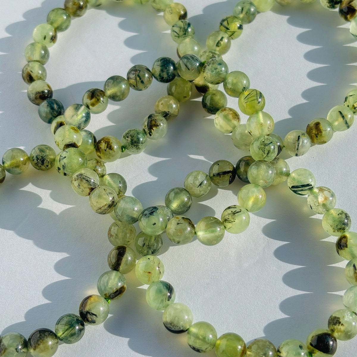 Green Prehnite Bracelet