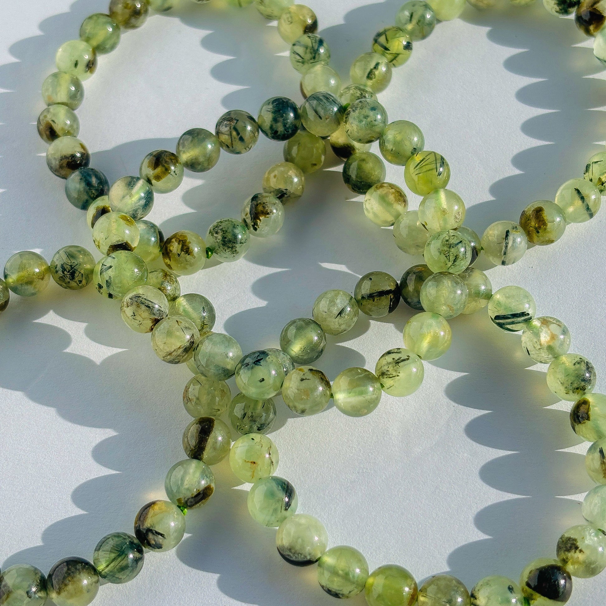 Green Prehnite Bracelet