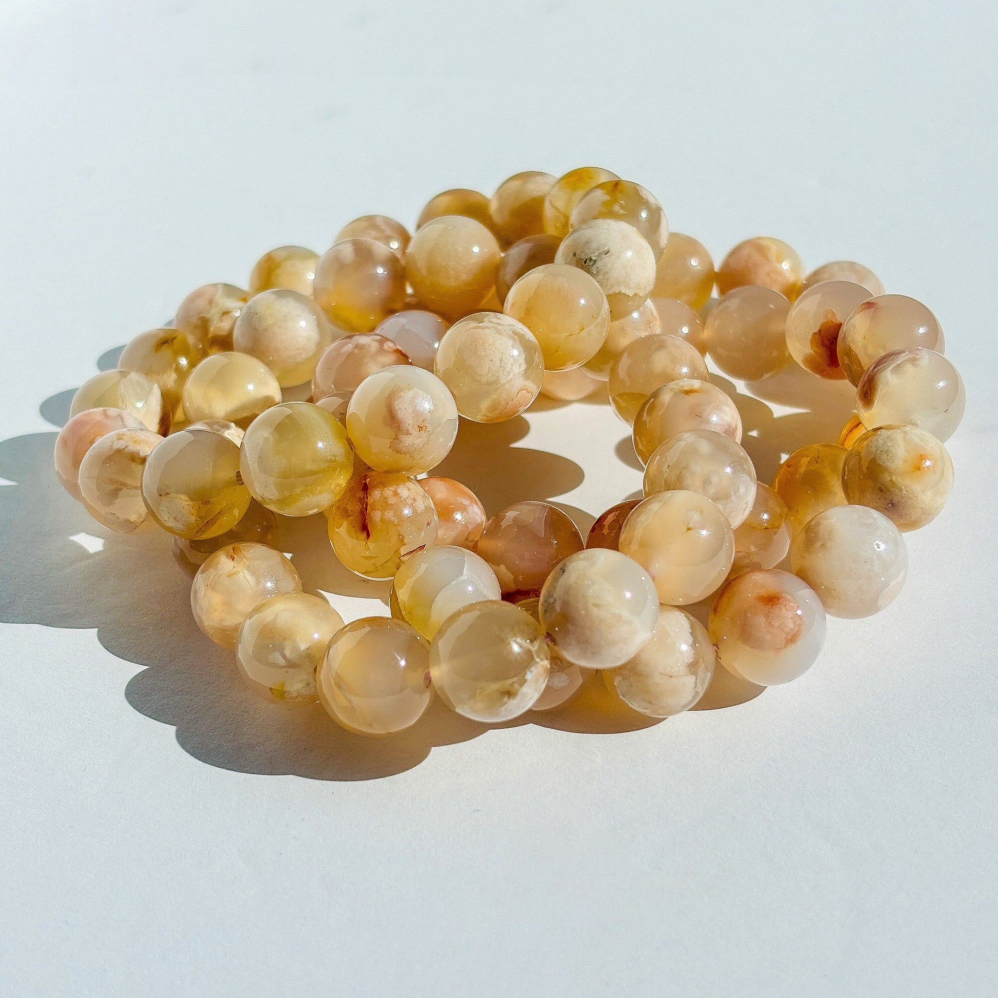 Flower Agate Bracelet