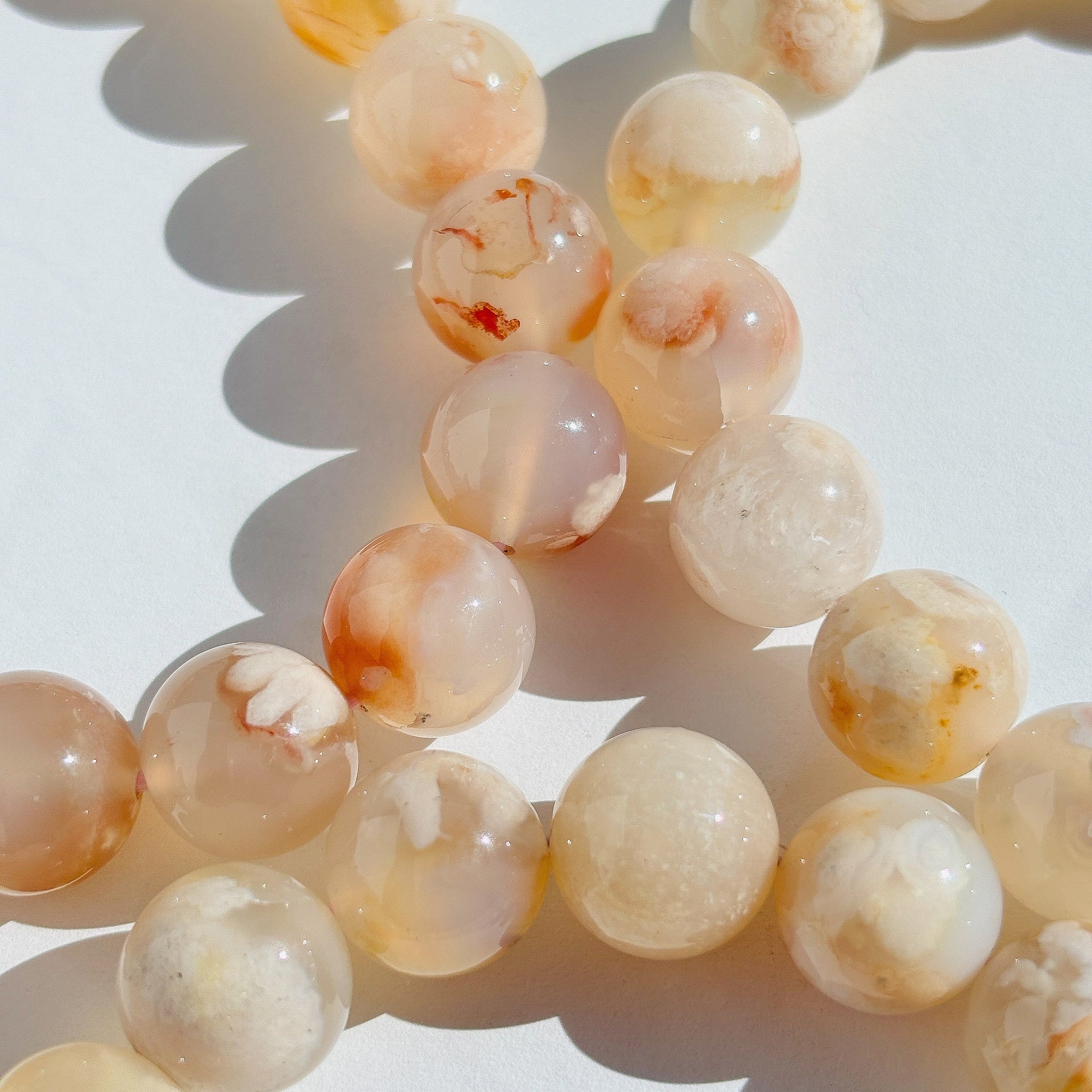 Flower Agate Bracelet