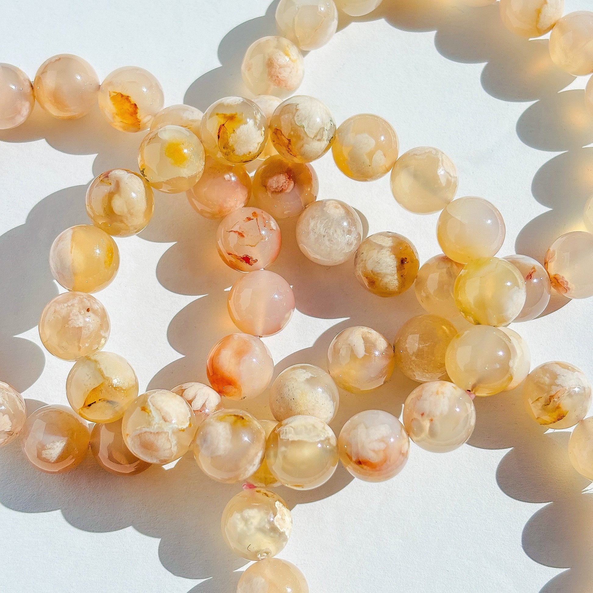Flower Agate Bracelet