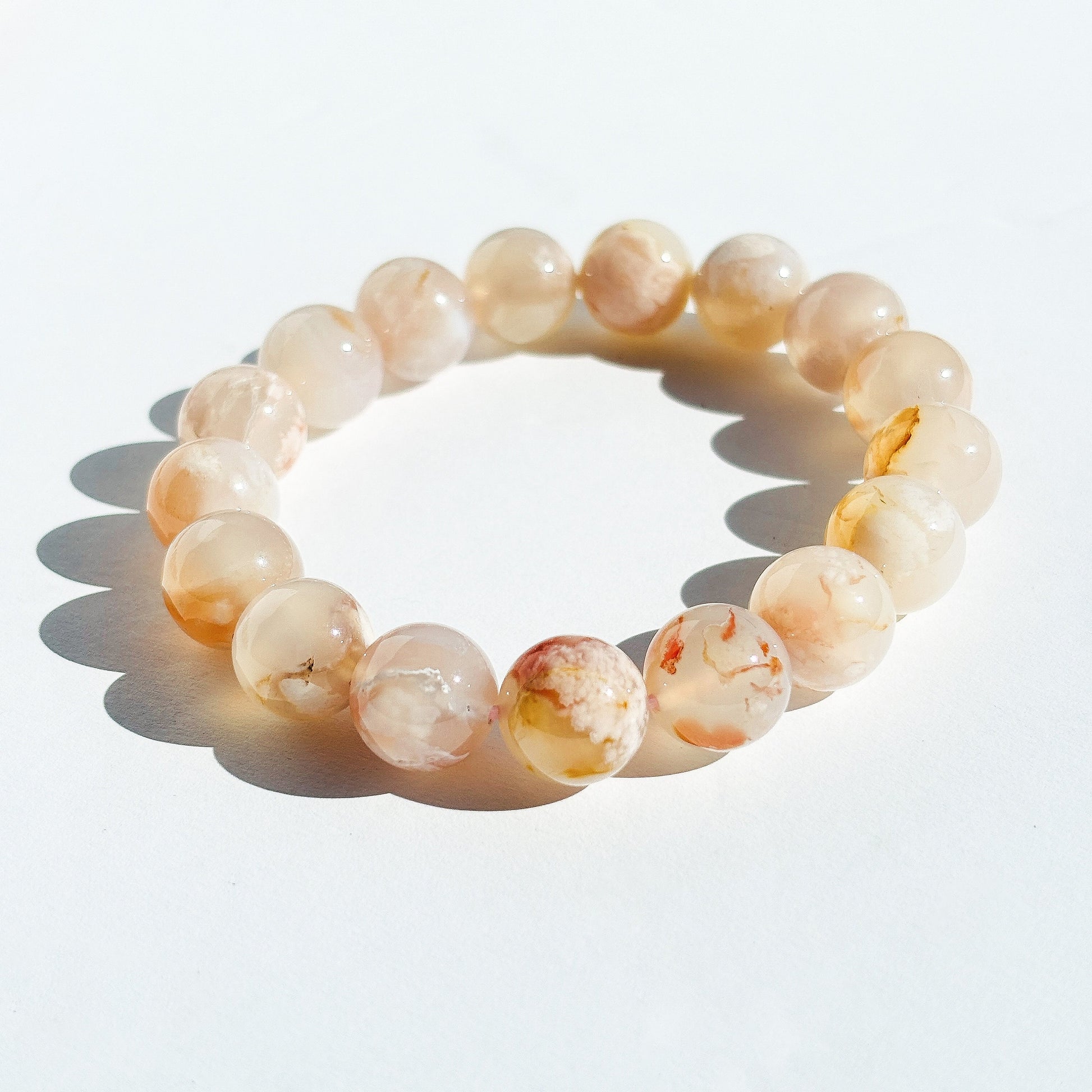 Flower Agate Bracelet