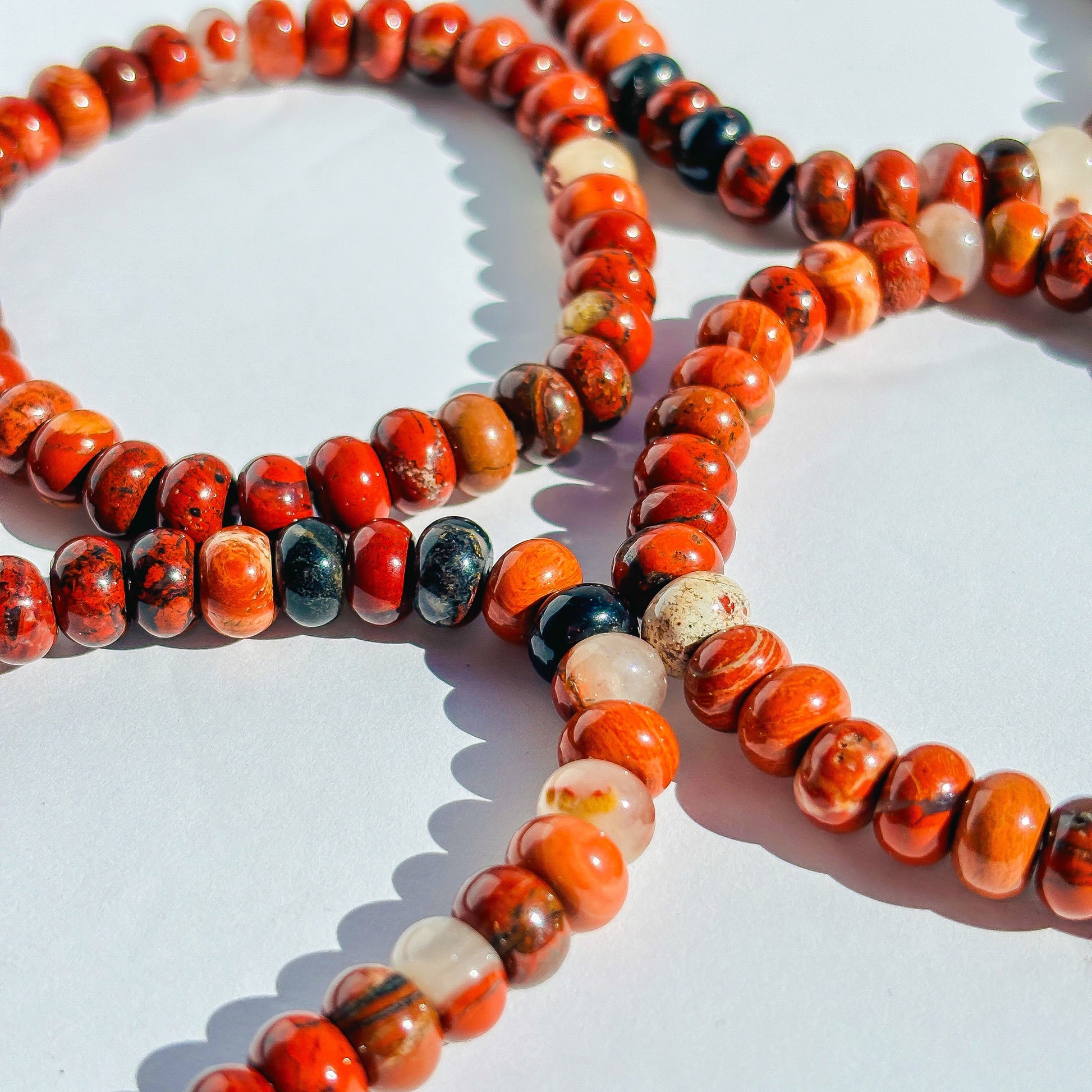 Red Jasper Crystal Stretch Bracelet