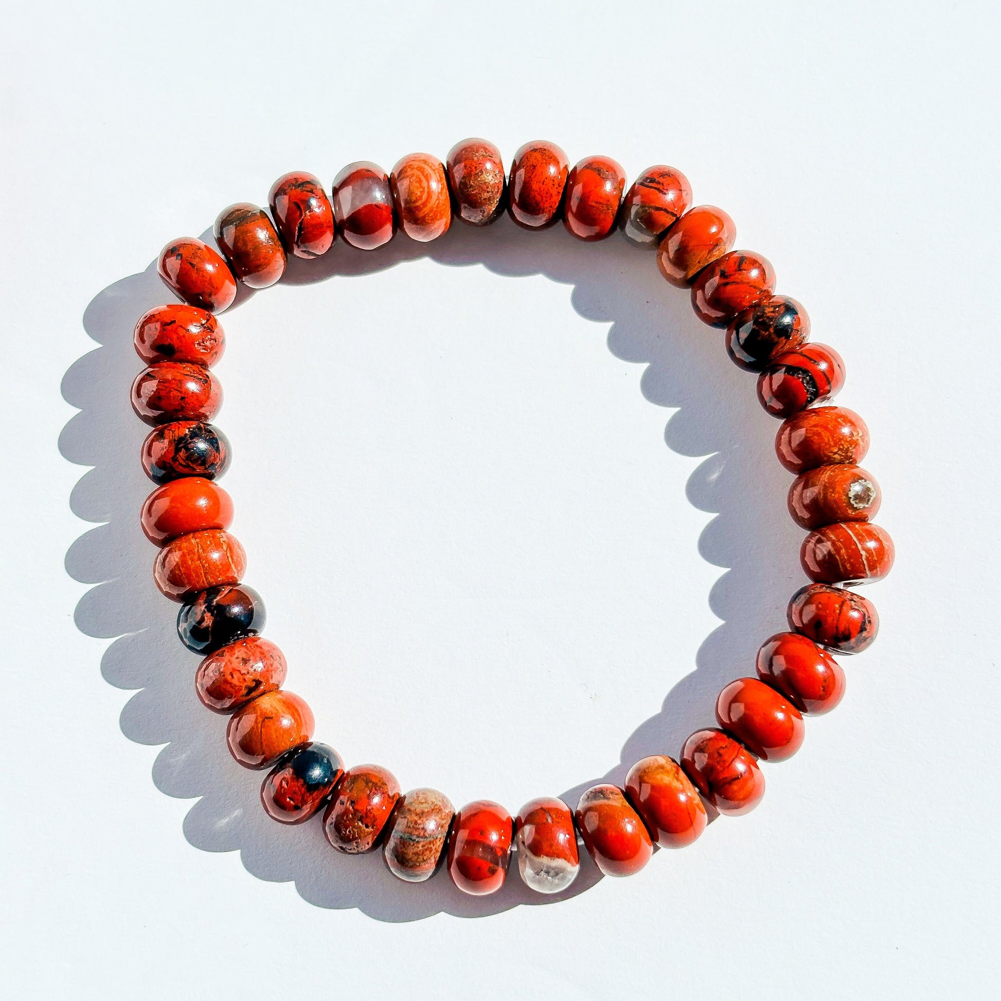 Red Jasper Crystal Stretch Bracelet