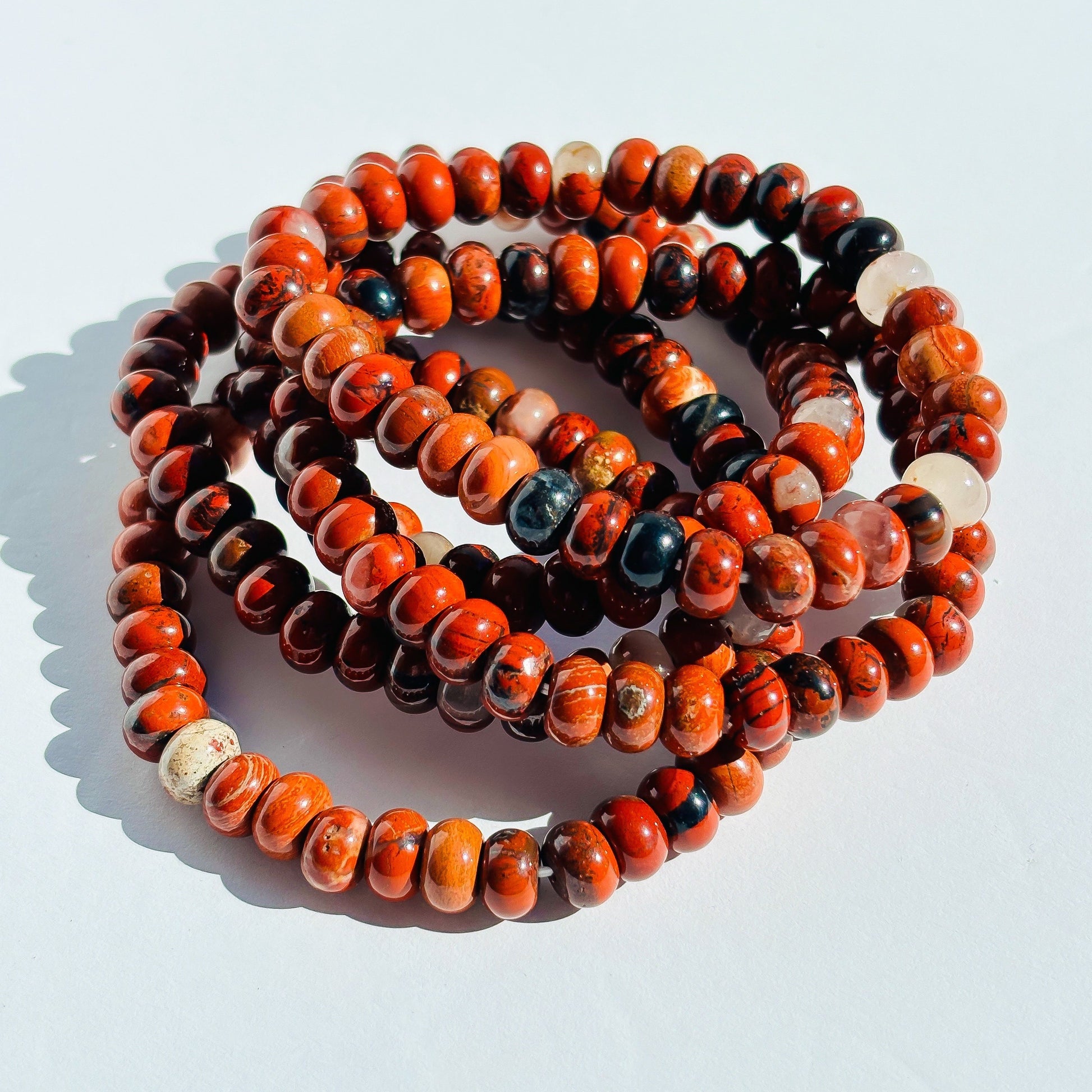 Red Jasper Crystal Stretch Bracelet
