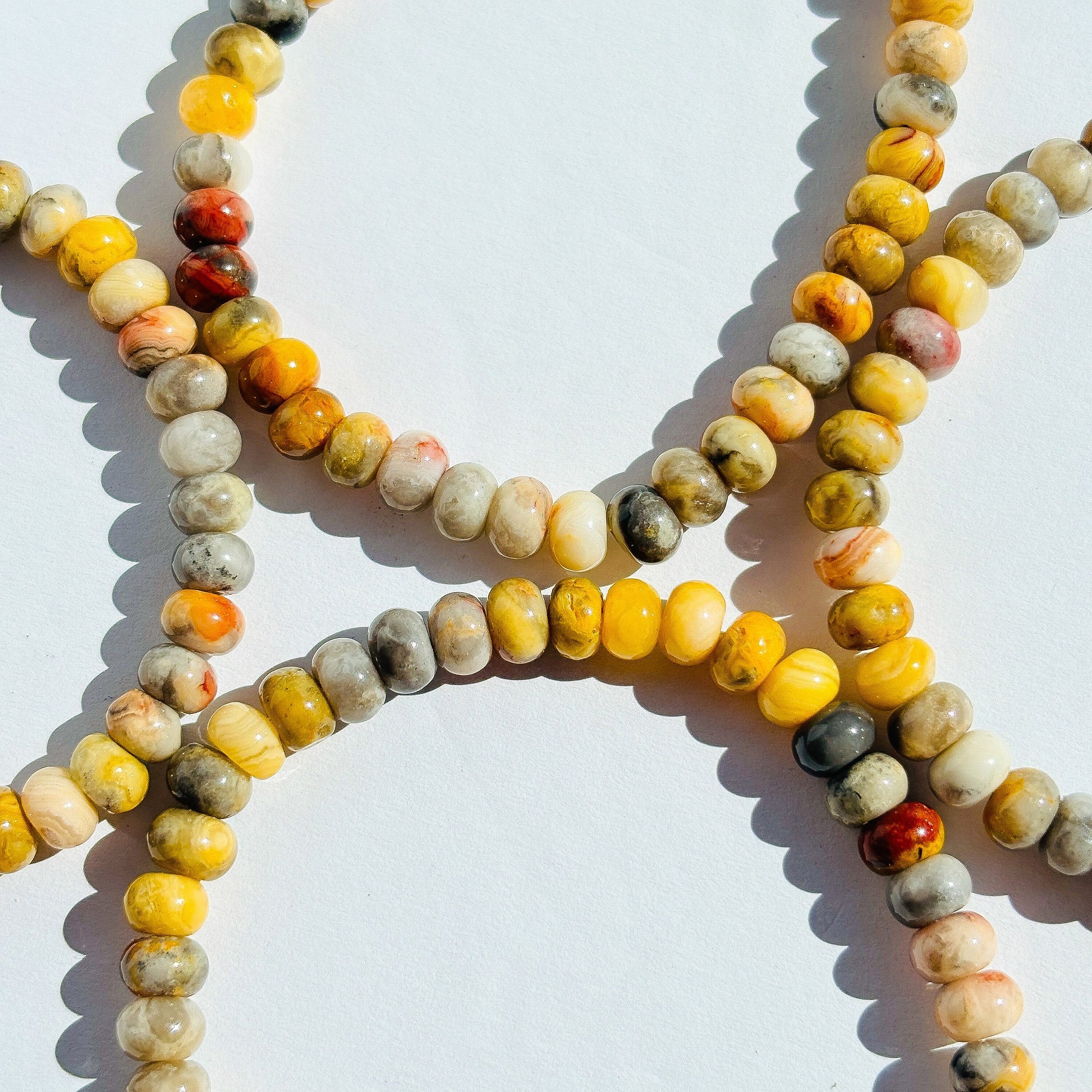 Crazy Lace Agate Crystal Bracelet