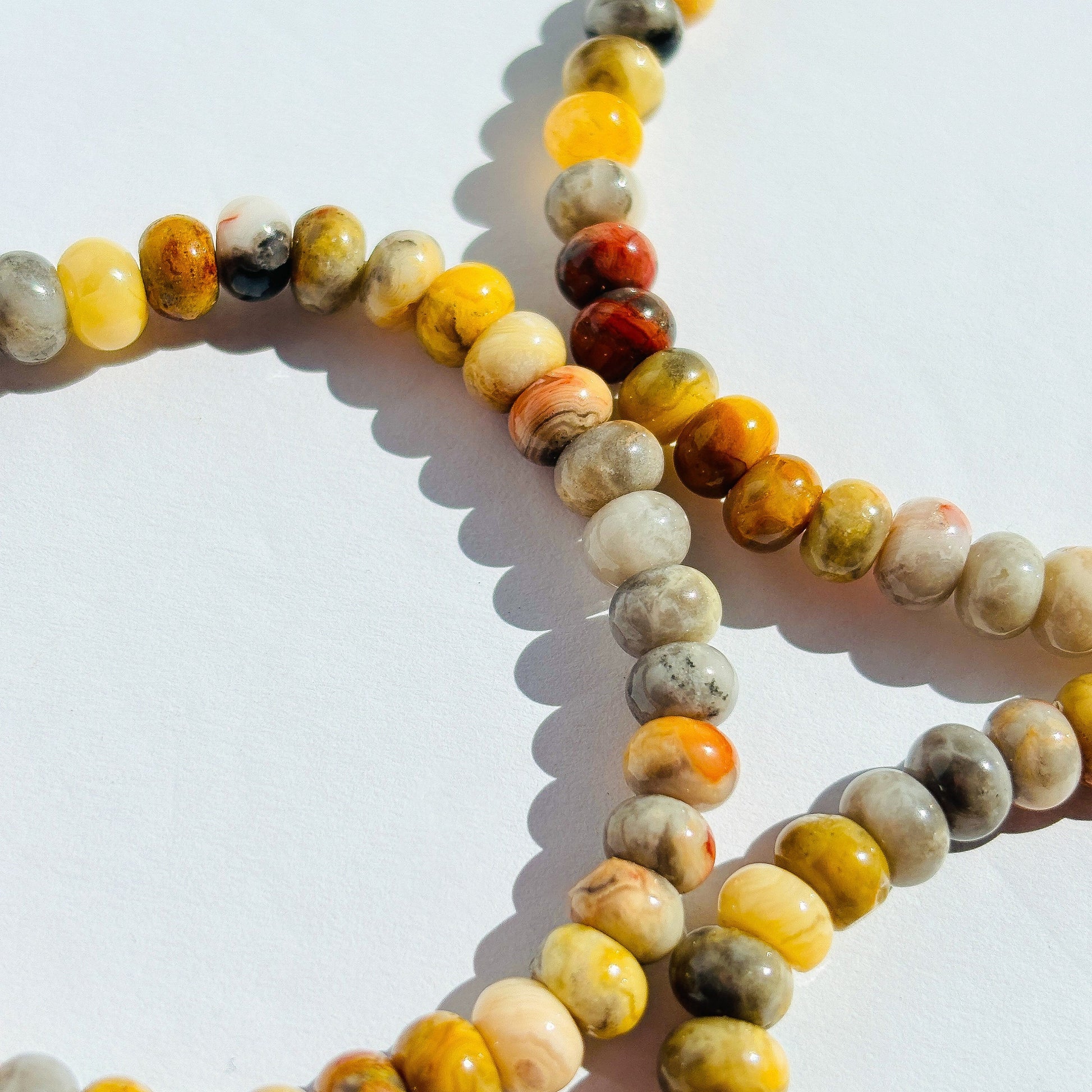 Crazy Lace Agate Crystal Bracelet