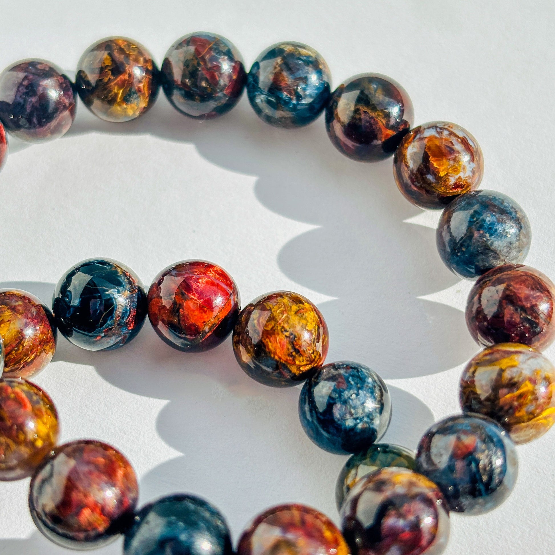 High Grade Pietersite Crystal Stretch Bracelet