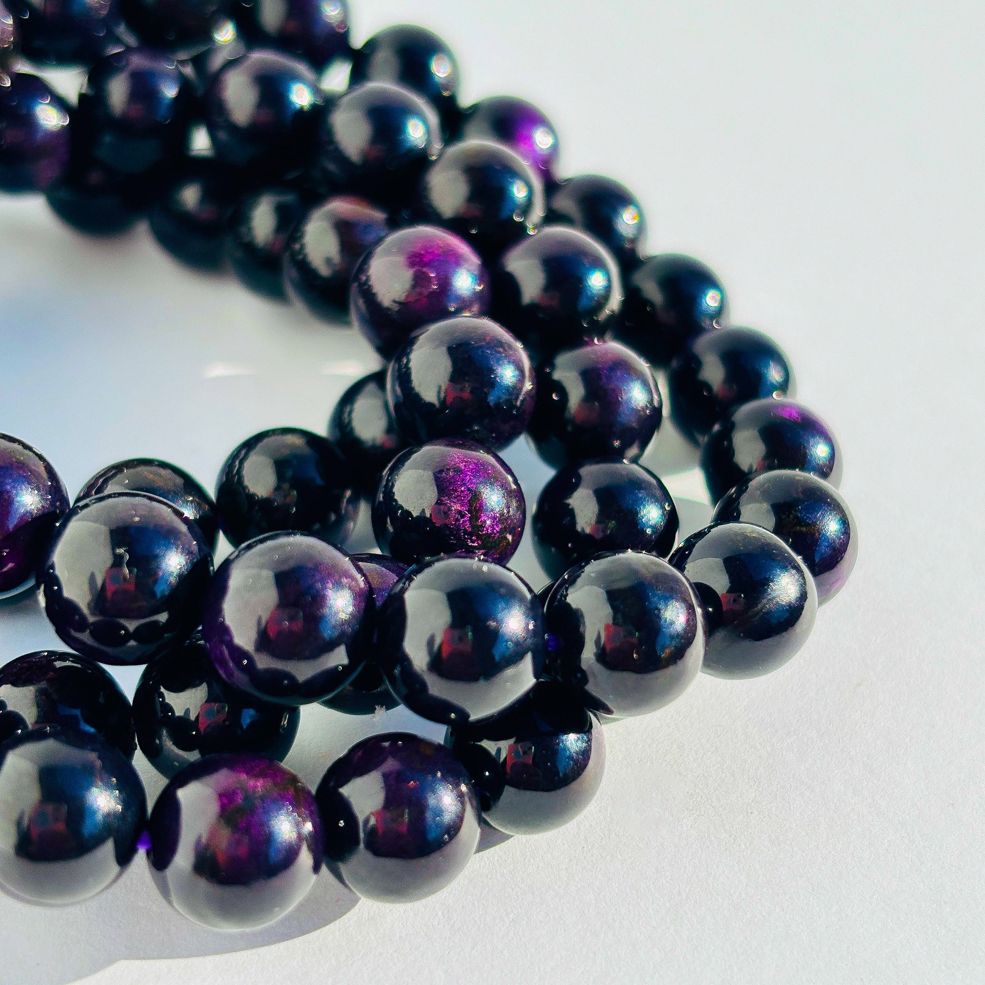Purpurite Crystal Stretch Bracelet