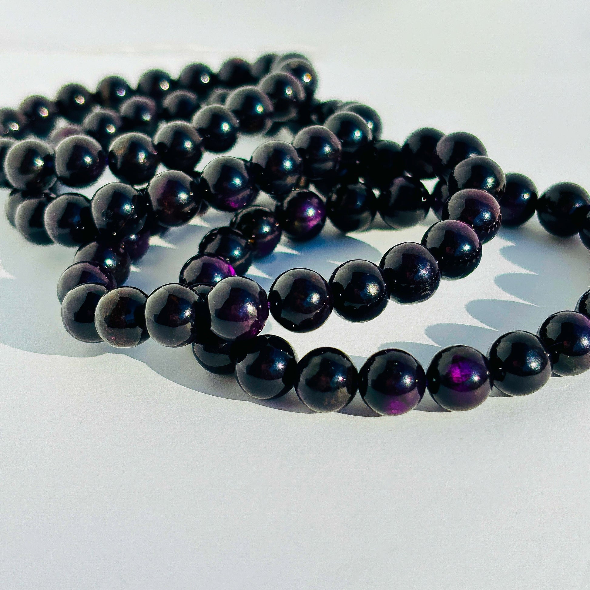 Purpurite Crystal Stretch Bracelet