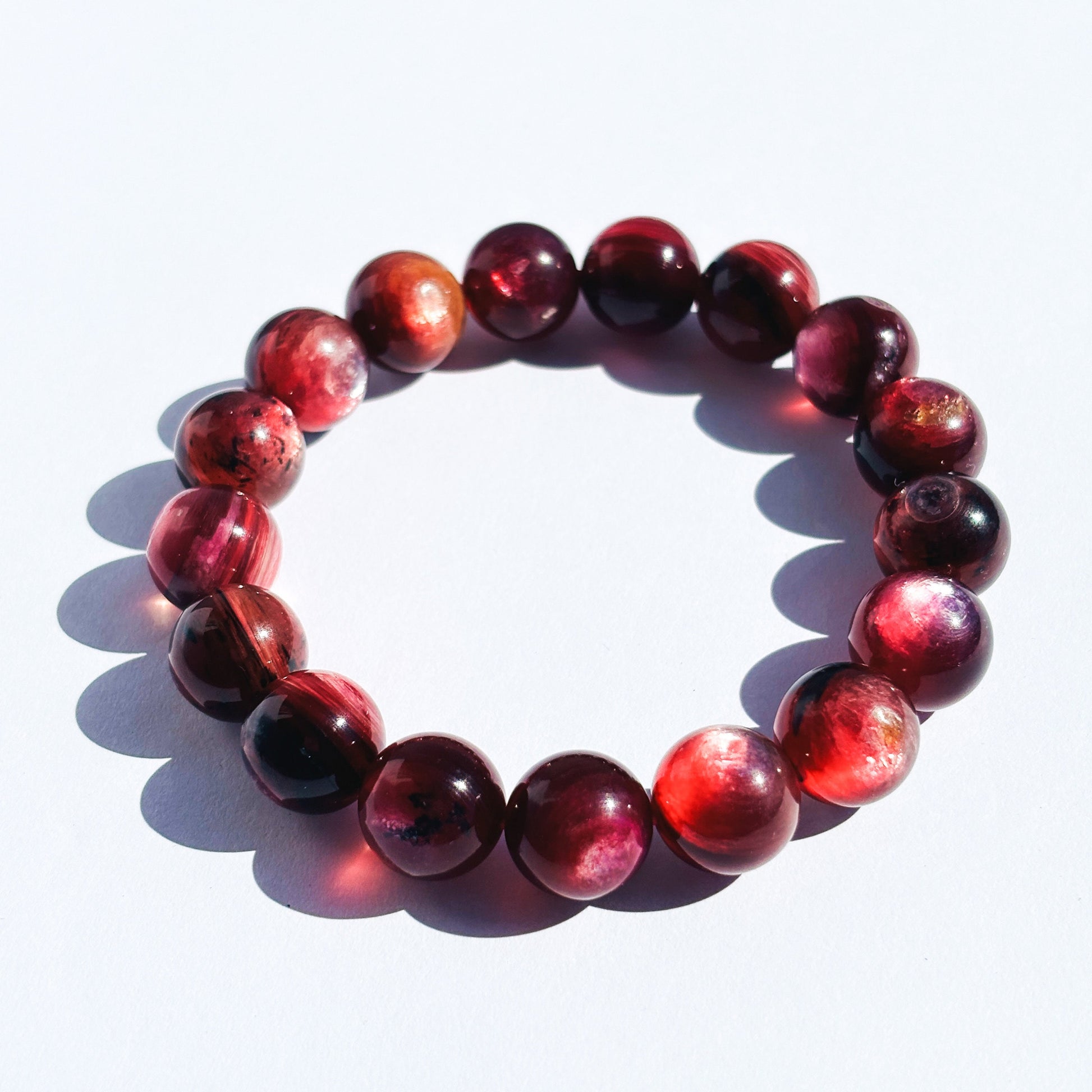 Pink Mica Gem Lepidolite Crystal Bracelet