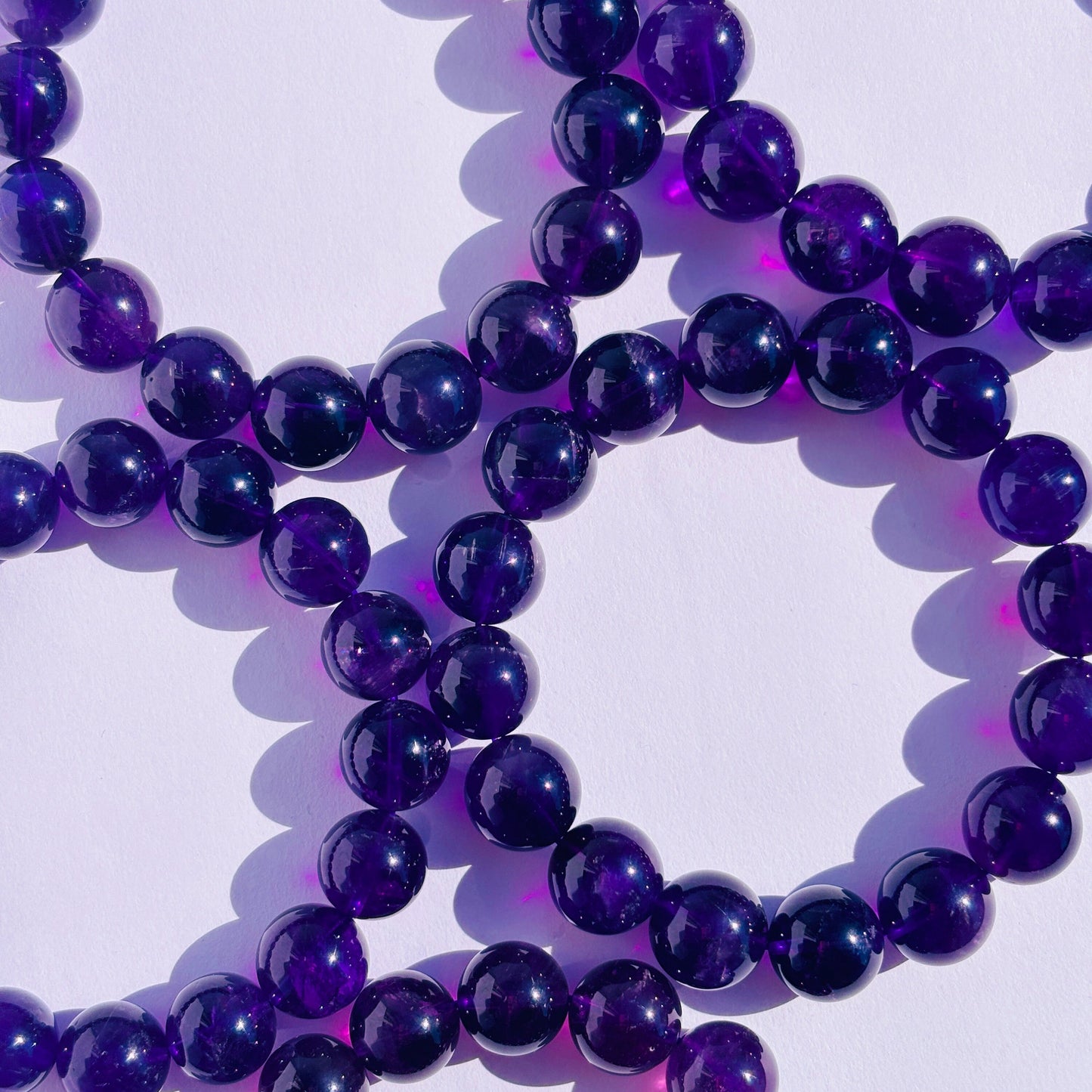 High Grade Uruguay Amethyst Crystal Bracelet