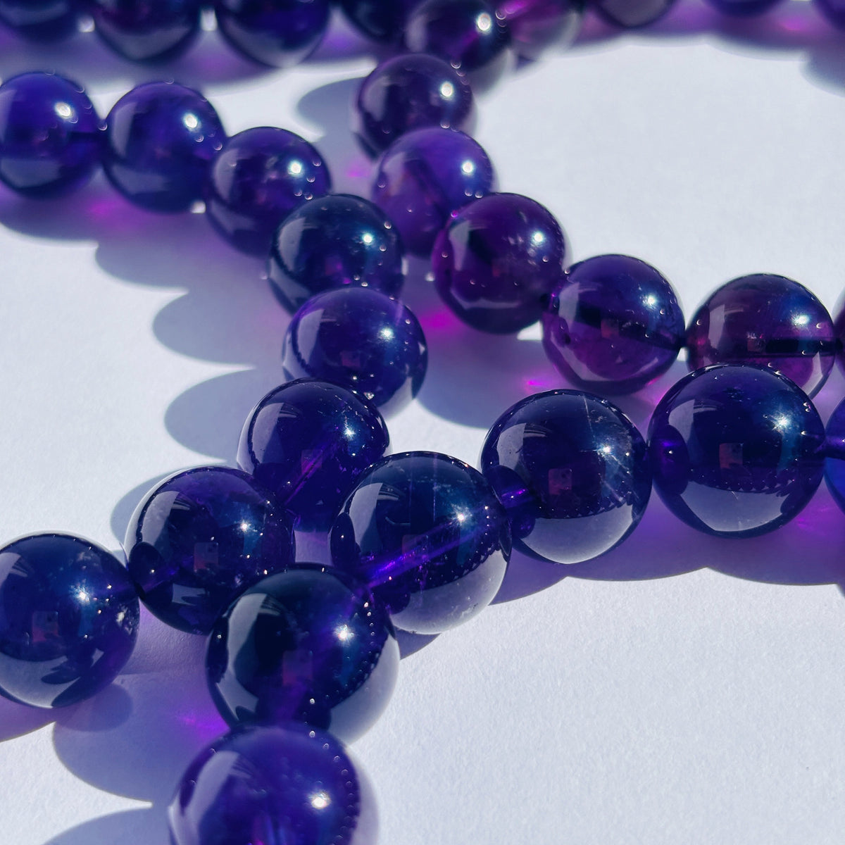 High Grade Uruguay Amethyst Crystal Bracelet