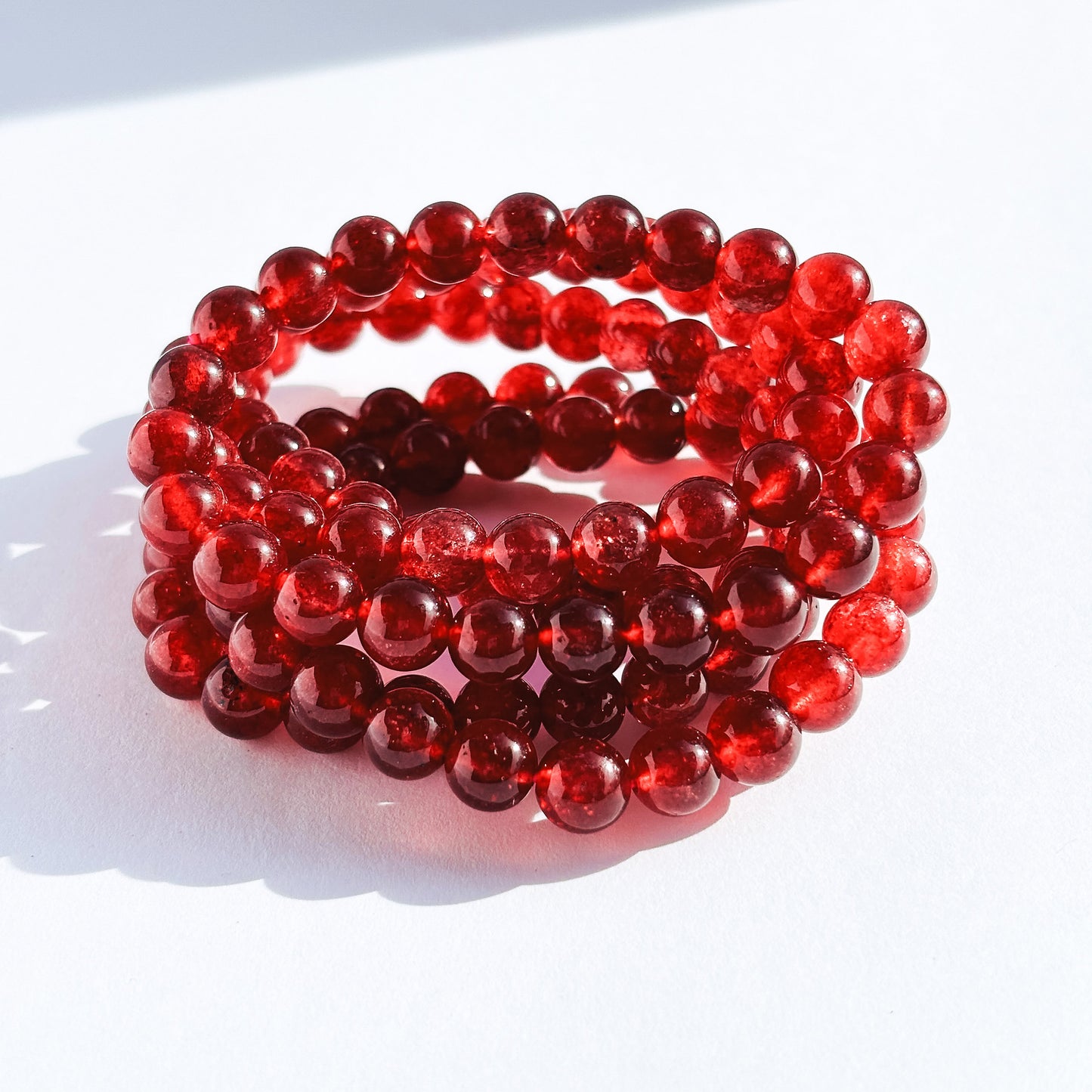 Strawberry Quartz Bracelet