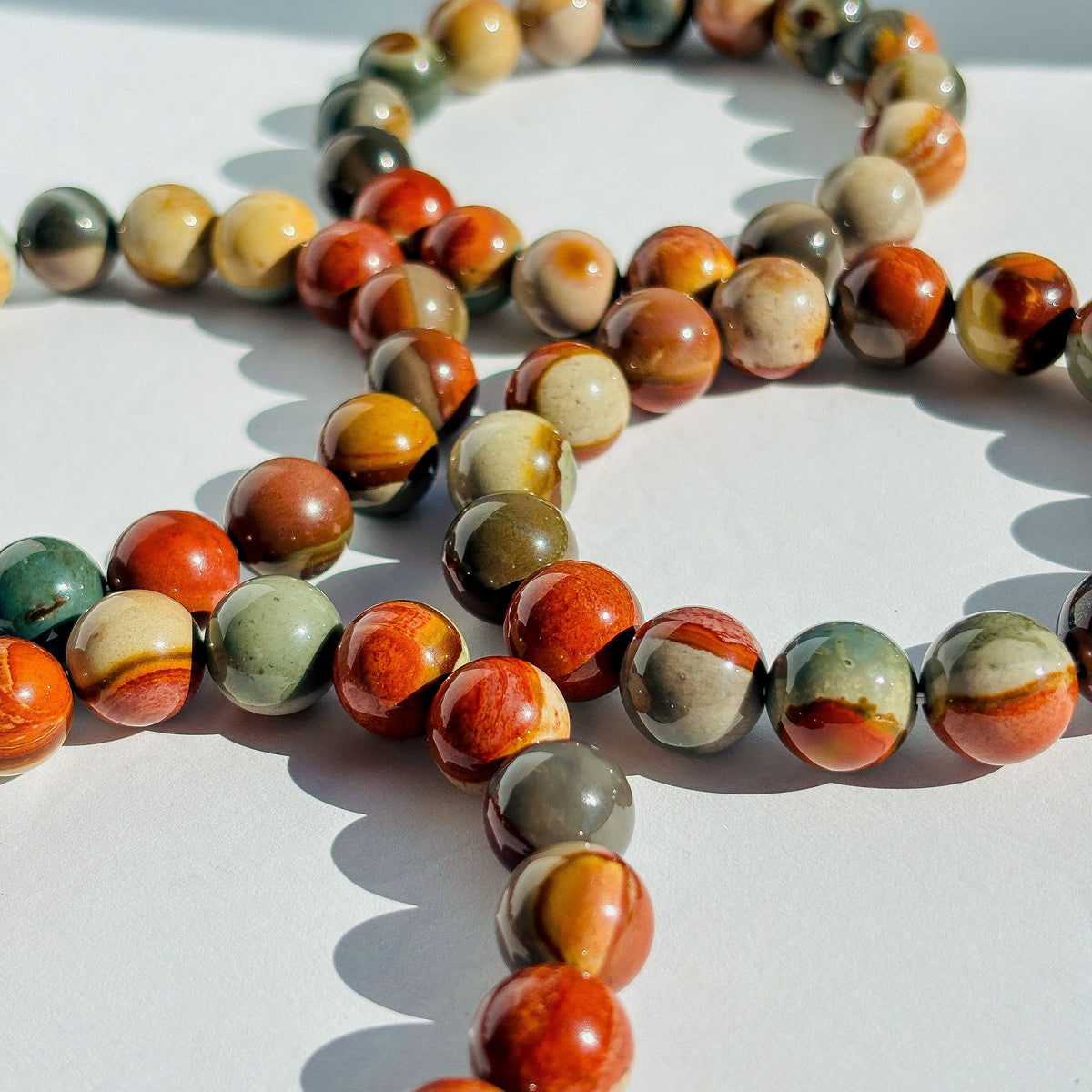 Polychrome Jasper Crystal Bracelet