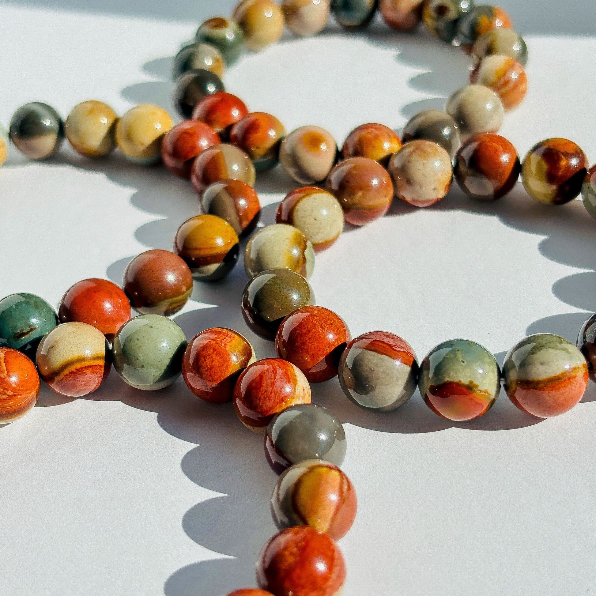 Polychrome Jasper Crystal Bracelet
