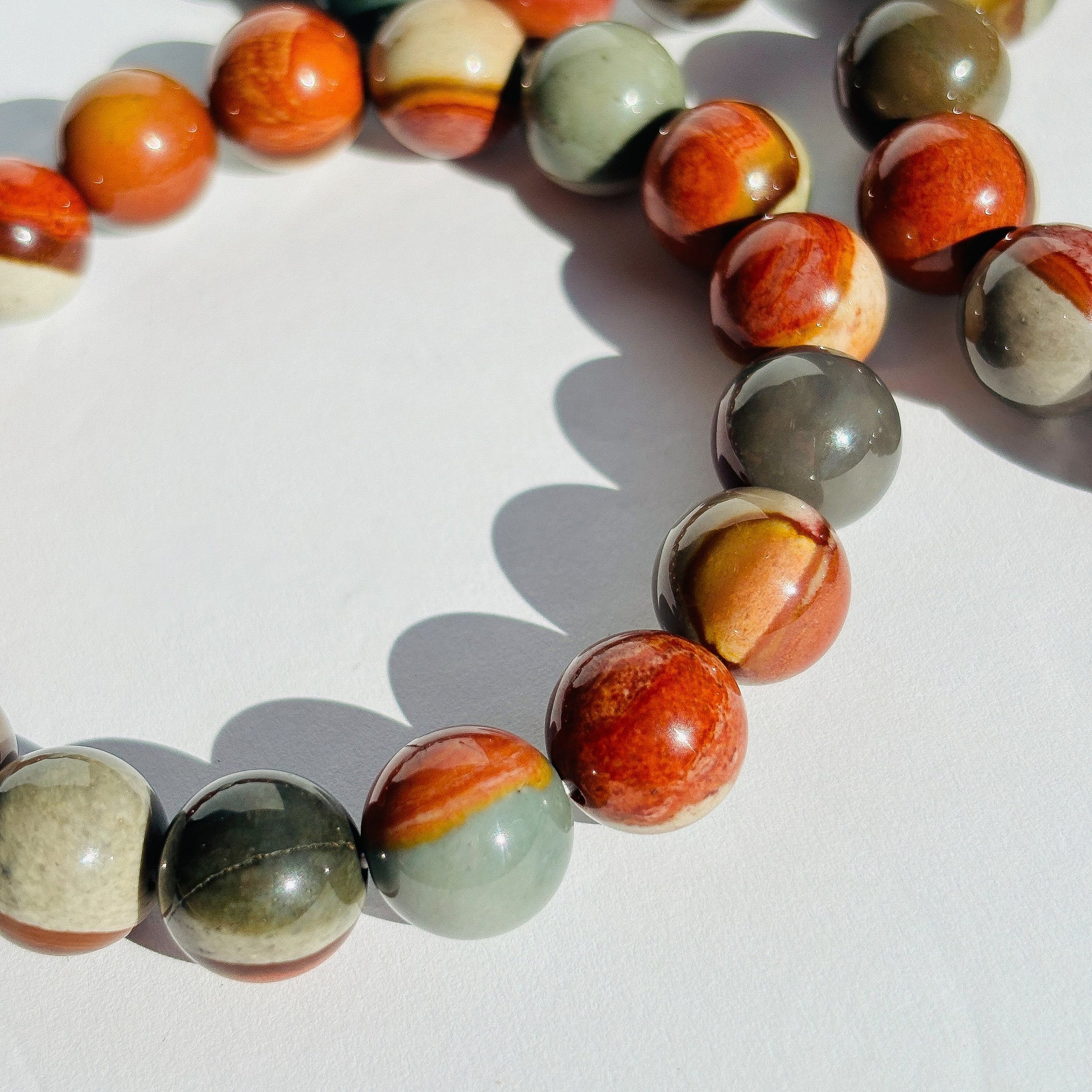 Polychrome Jasper Crystal Bracelet