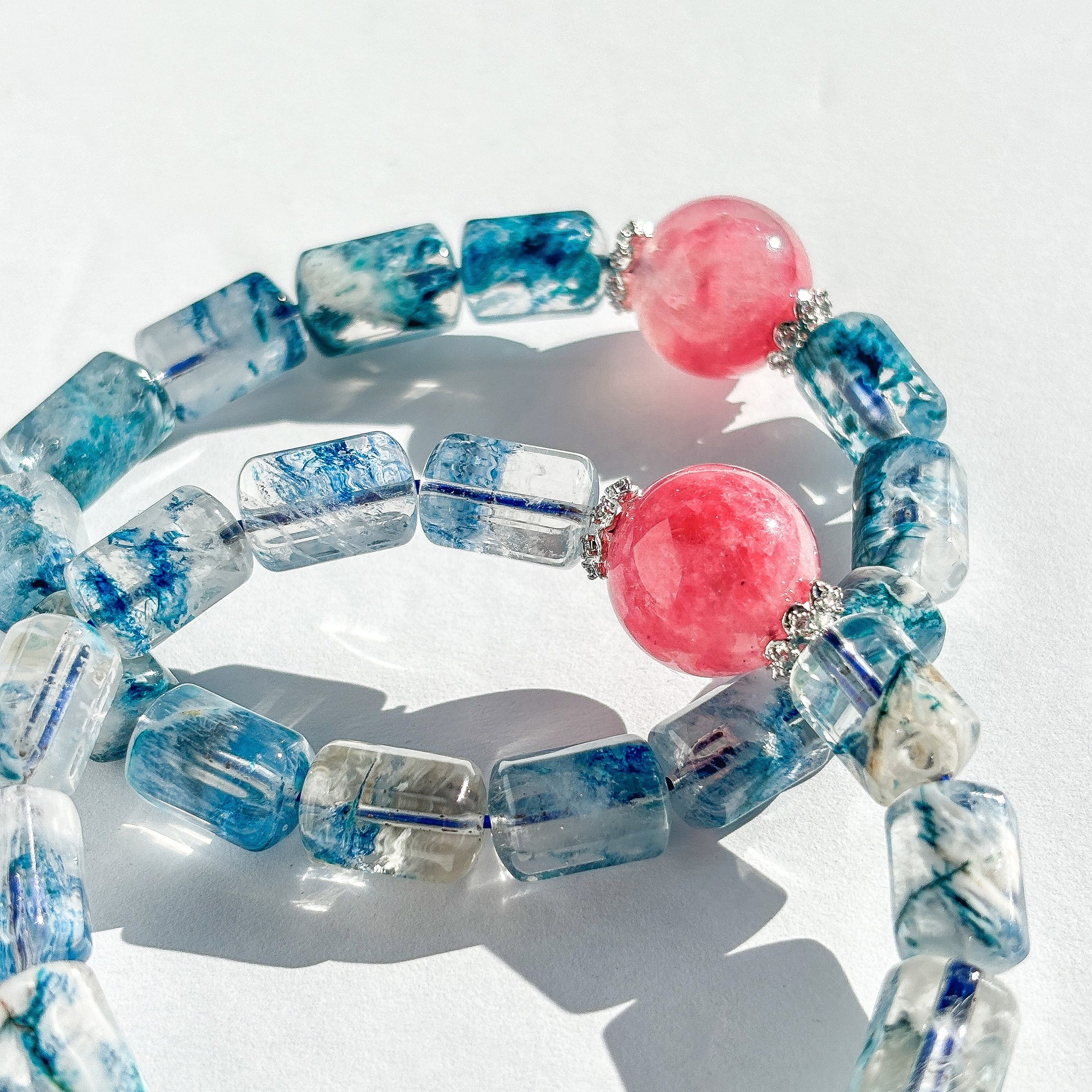 Garden Quartz Rhodonite bracelet