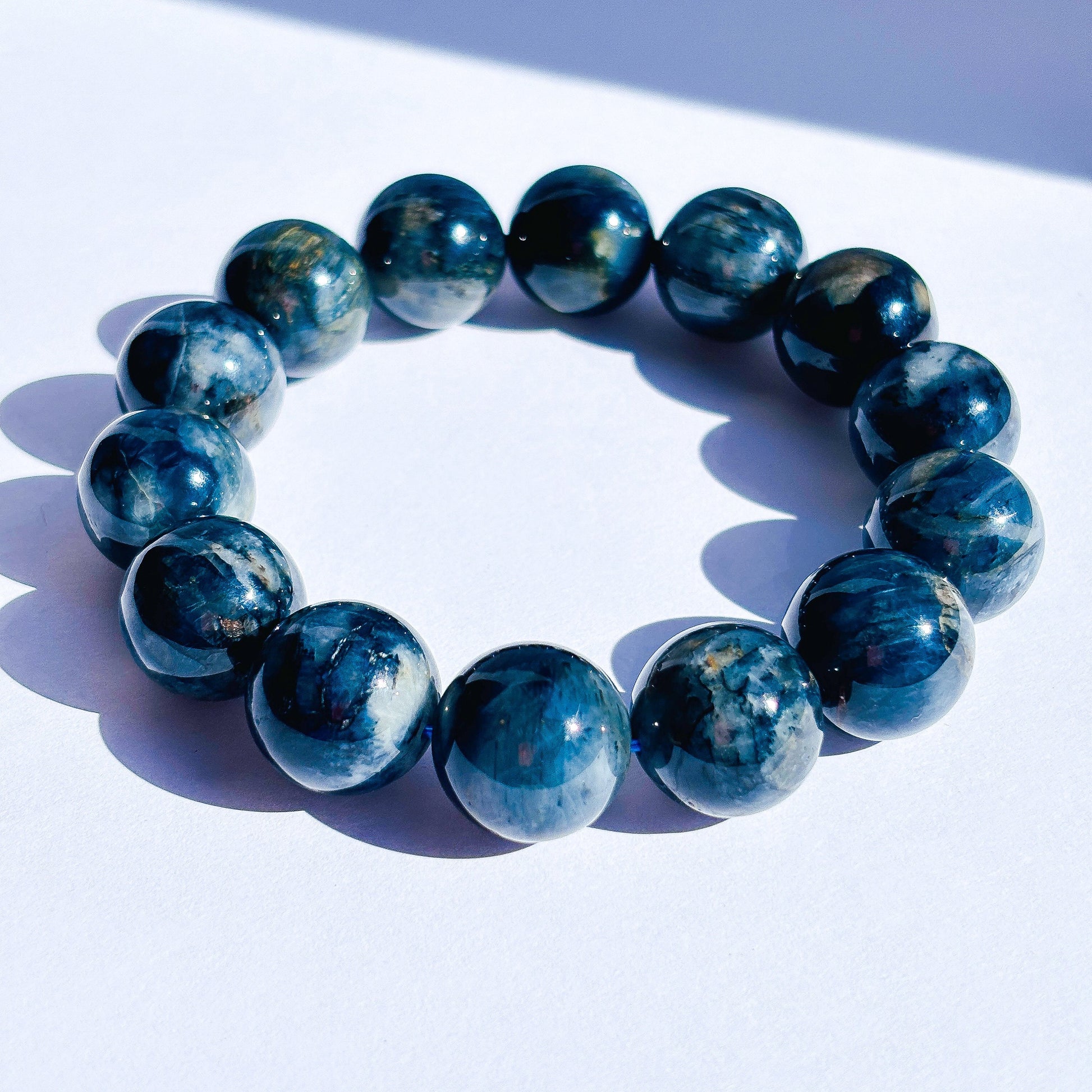 Blue Pietersite Crystal Bracelet