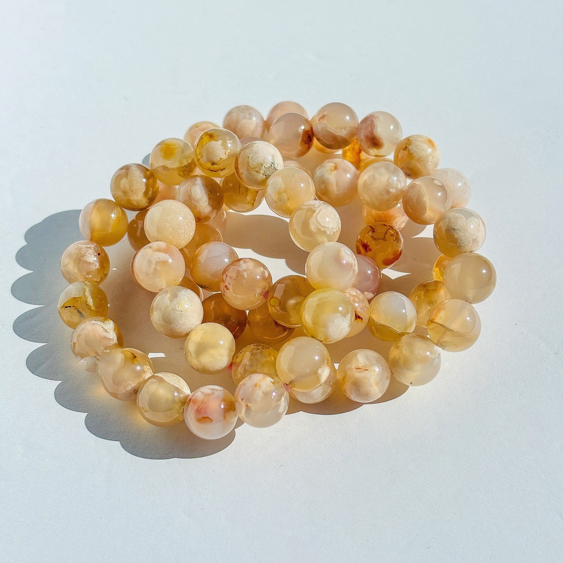 Flower Agate Bracelet
