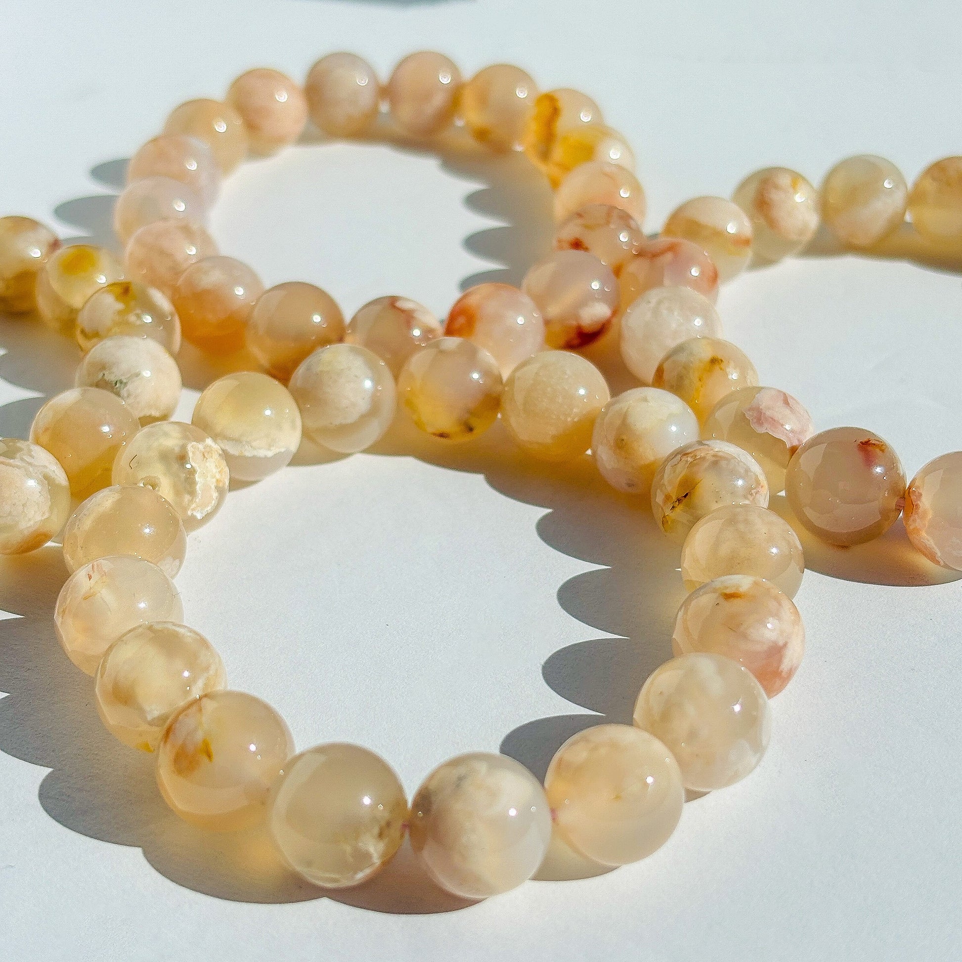 Flower Agate Bracelet