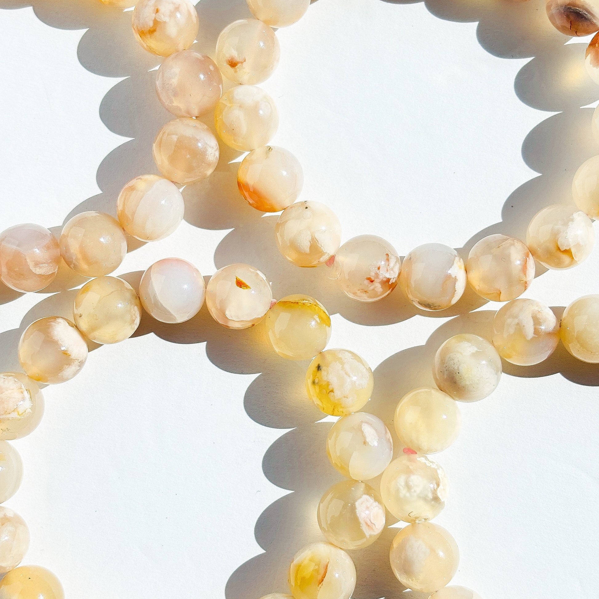 Flower Agate Bracelet