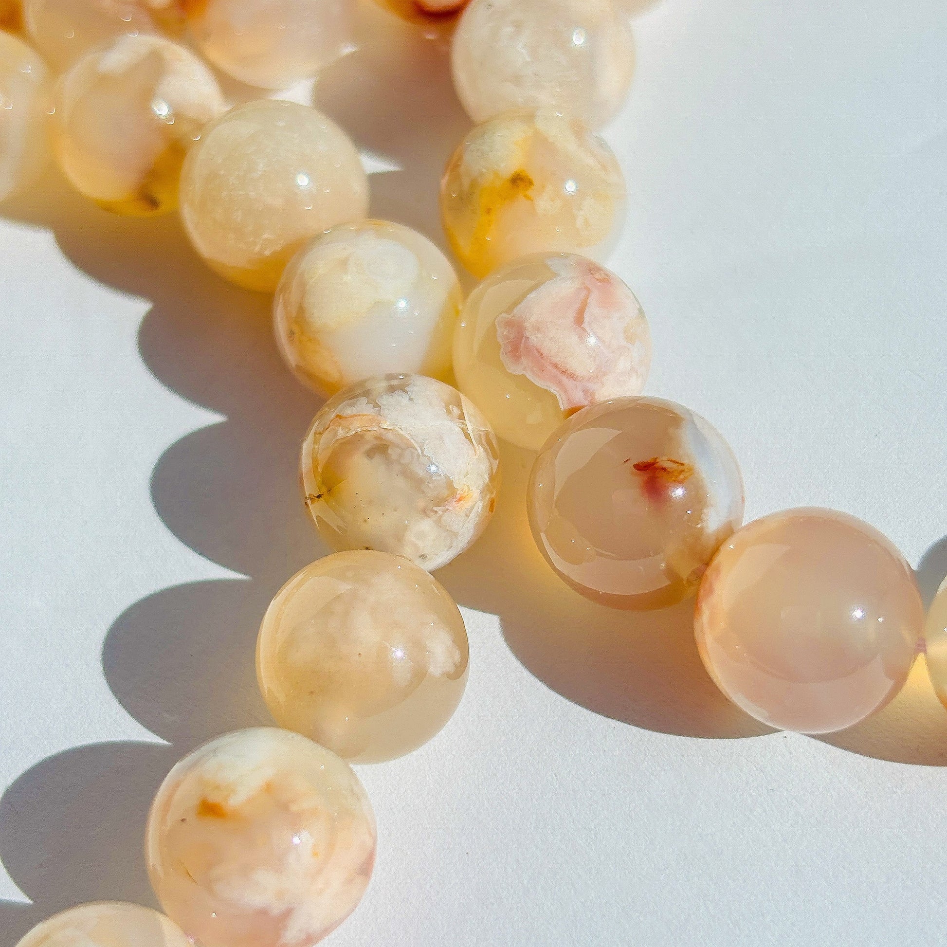 Flower Agate Bracelet