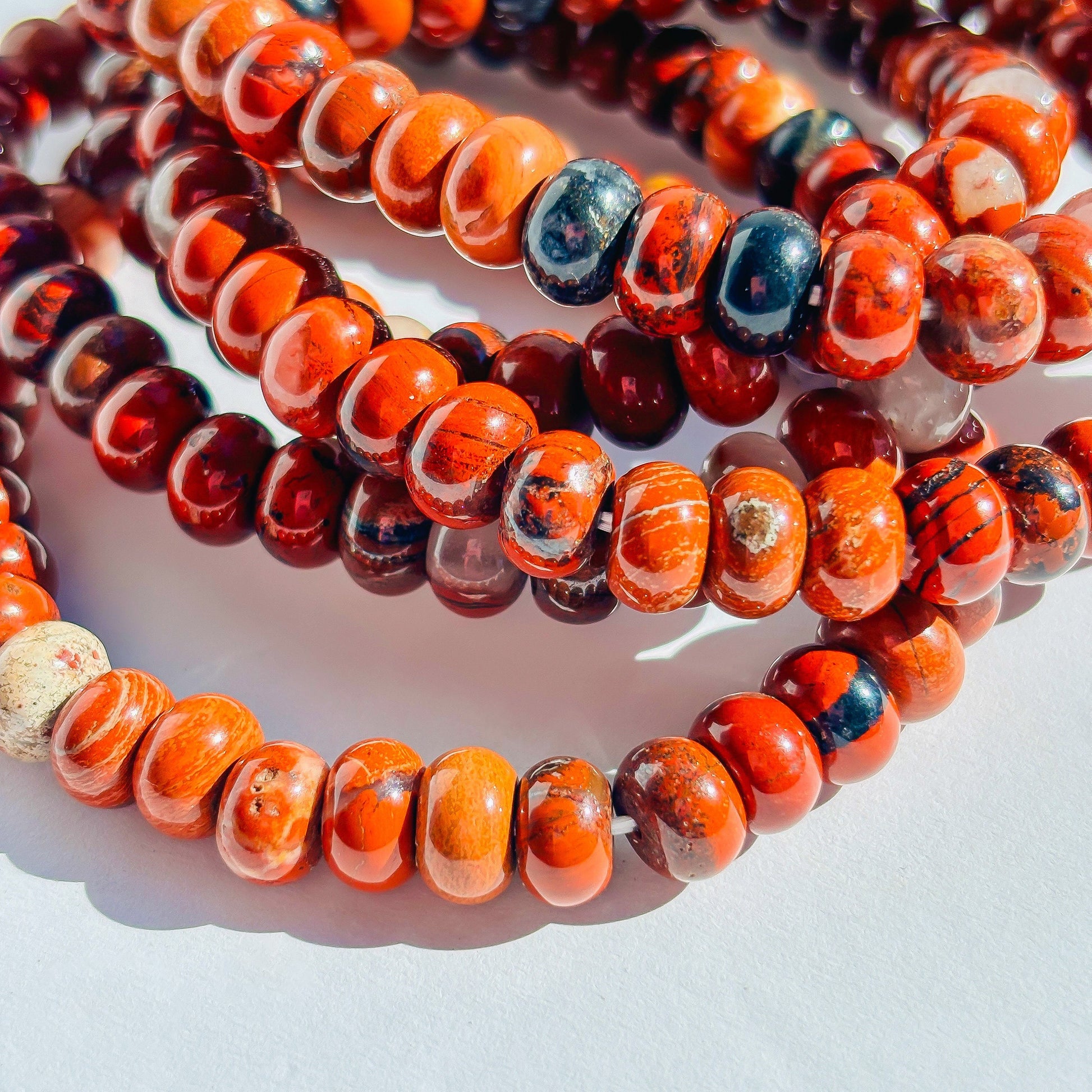 Red Jasper Crystal Stretch Bracelet