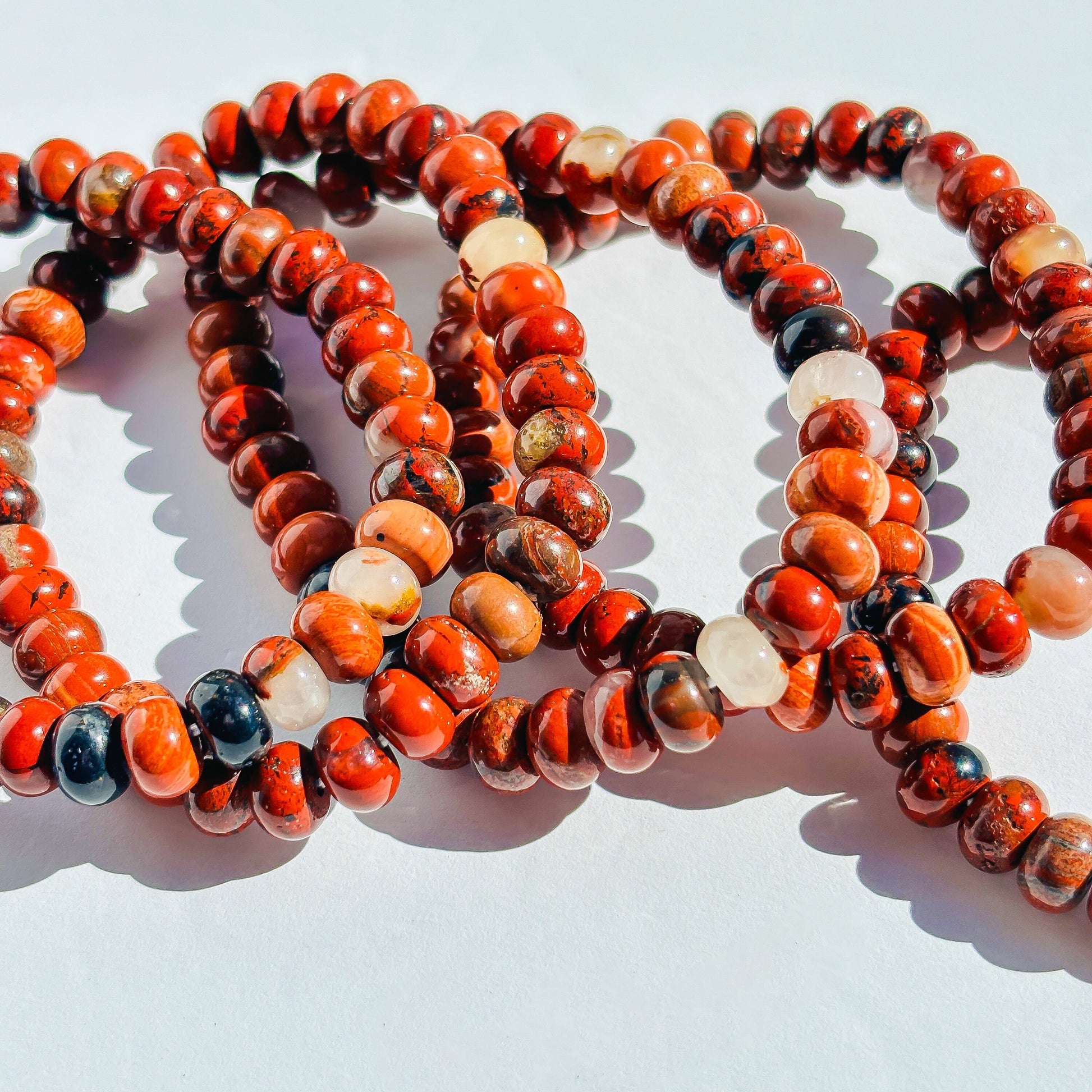 Red Jasper Crystal Stretch Bracelet