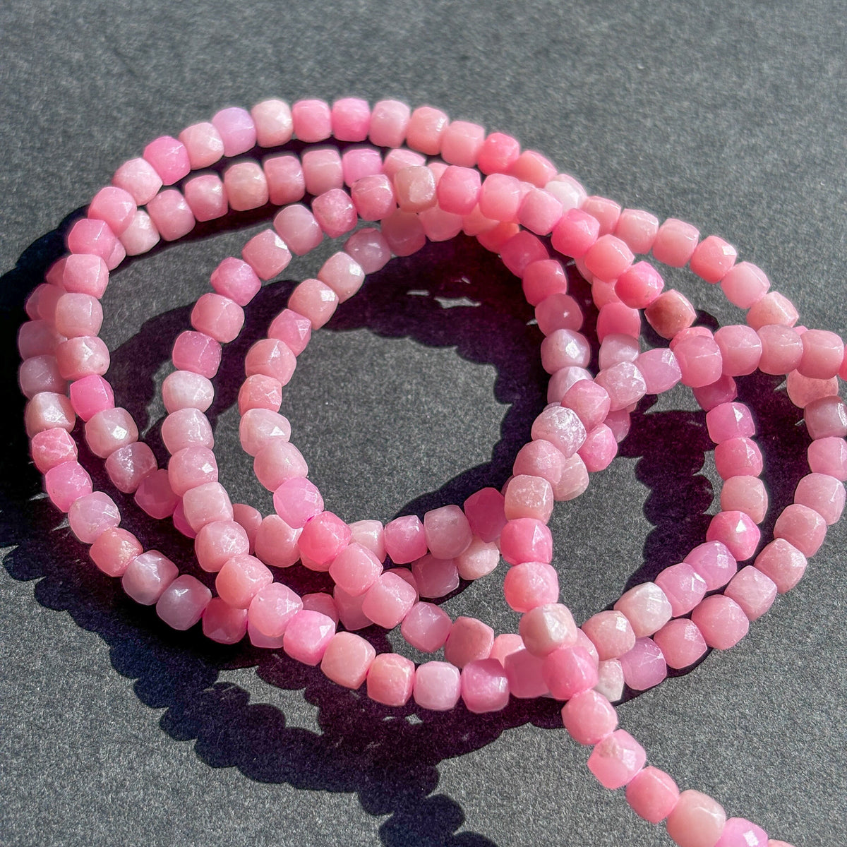 Pink Opal Crystal Bracelet