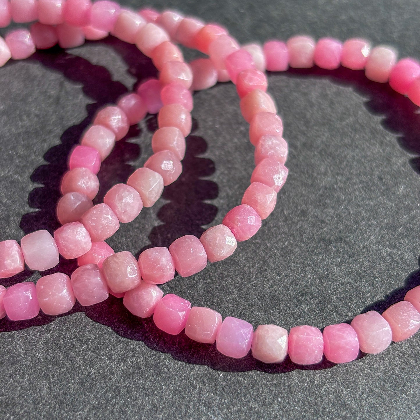 Pink Opal Crystal Bracelet
