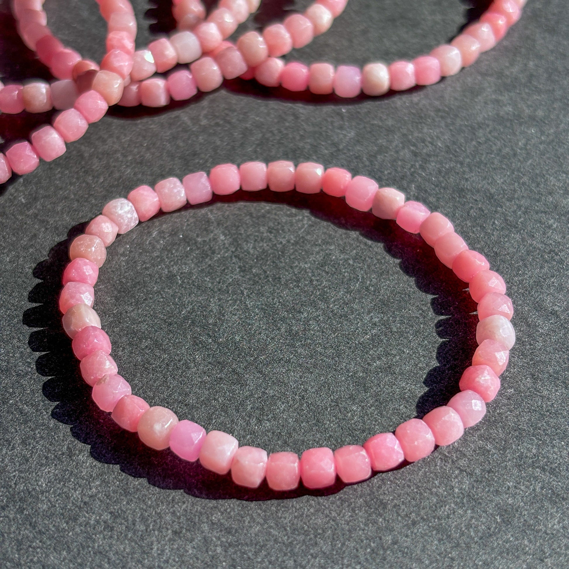 Pink Opal Crystal Bracelet
