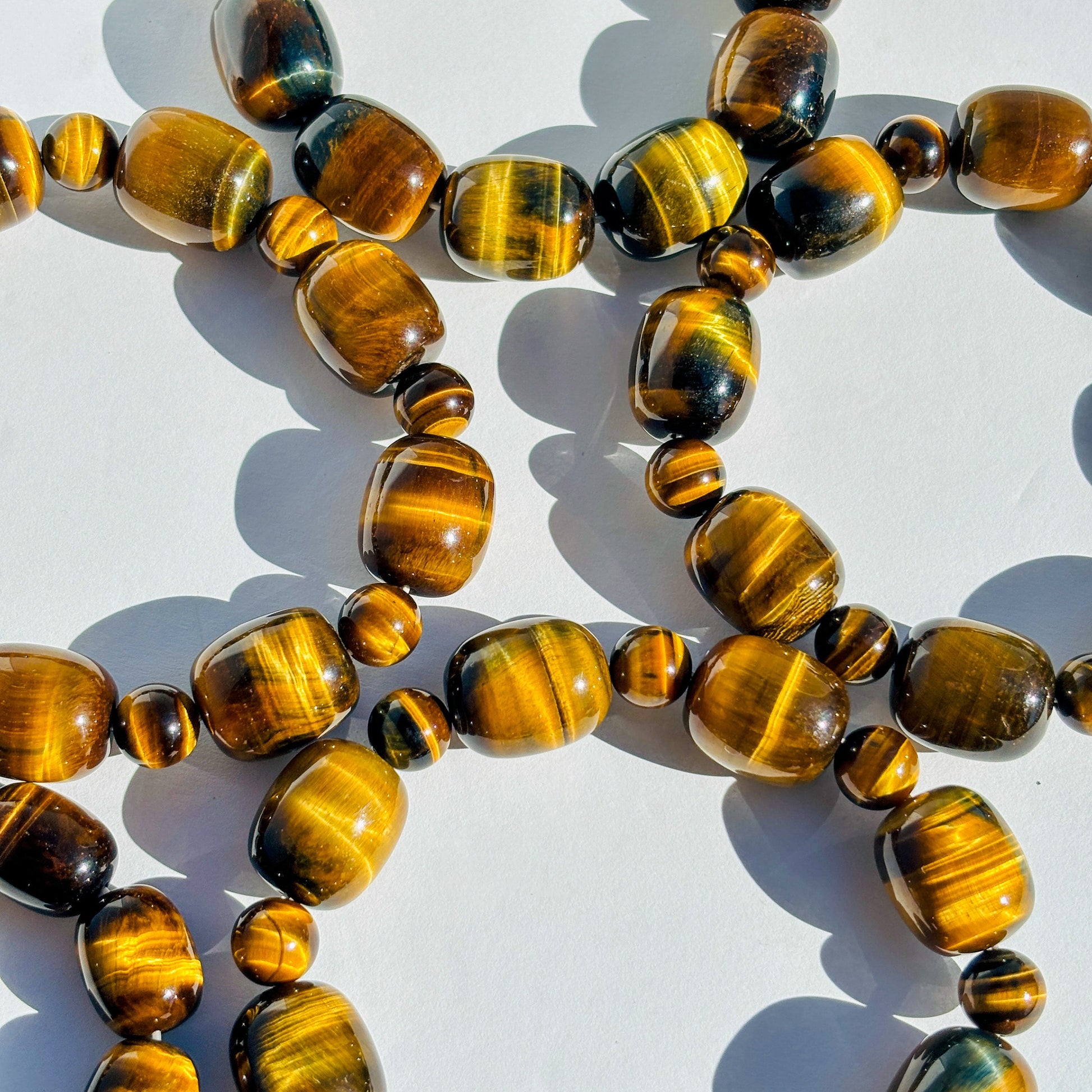 Golden Tiger Eye Beaded Handmade Crystal Bracelet