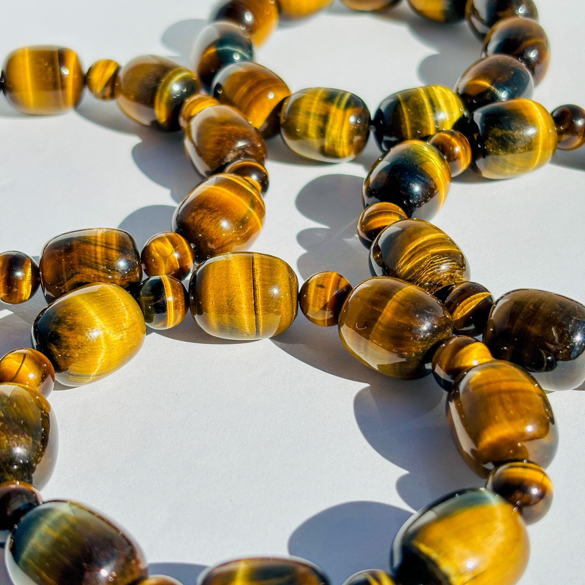 Golden Tiger Eye Beaded Handmade Crystal Bracelet