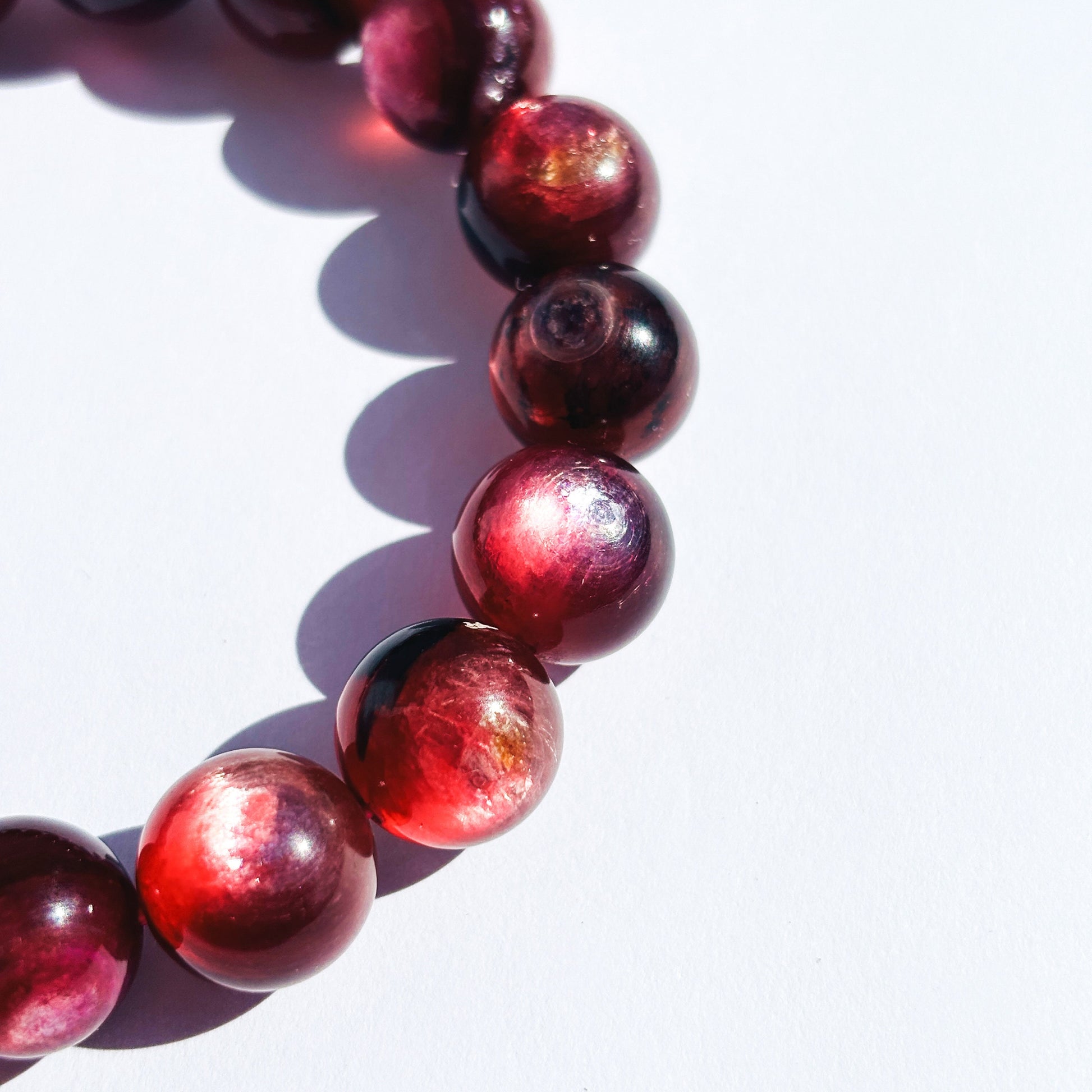 Pink Mica Gem Lepidolite Crystal Bracelet