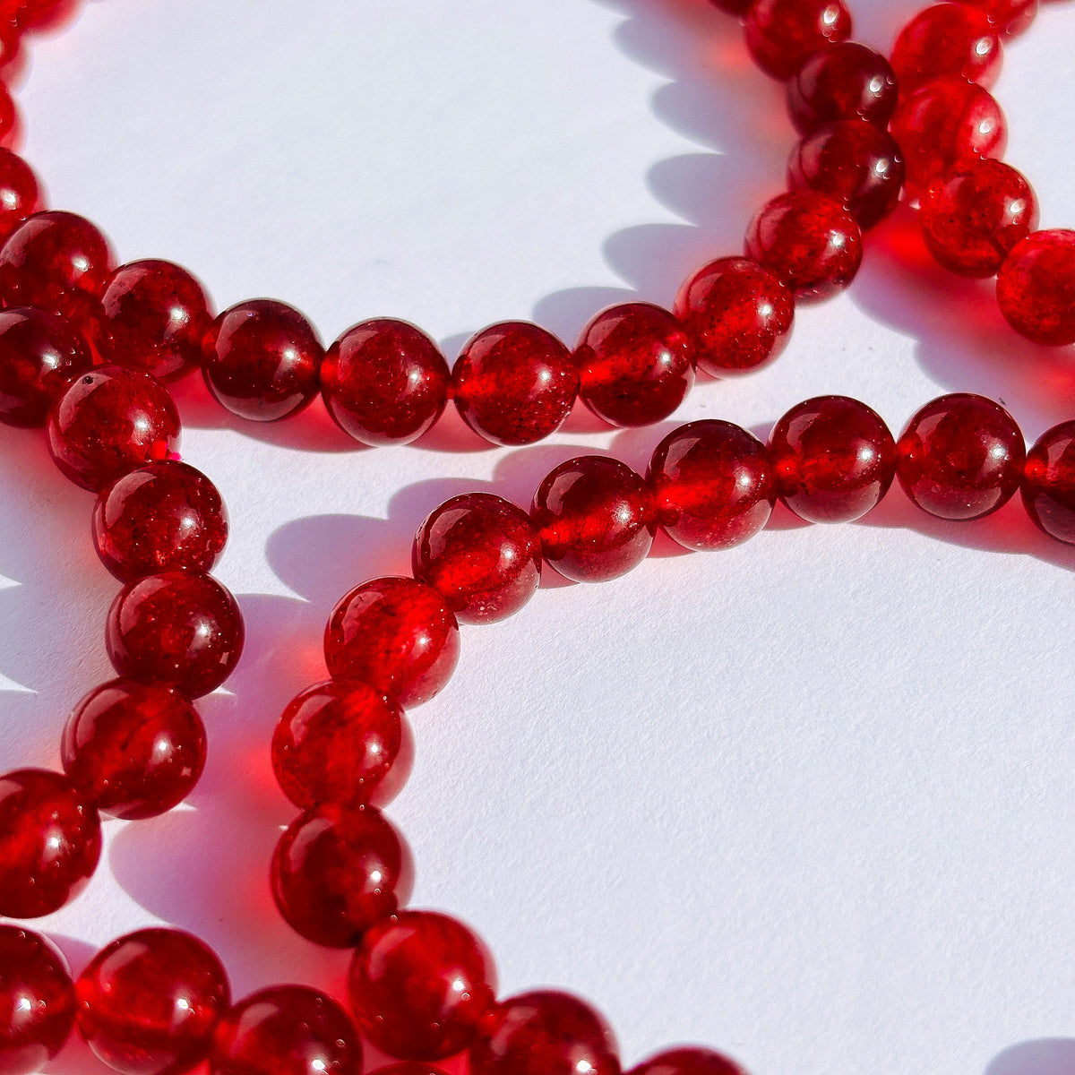Strawberry Quartz Bracelet
