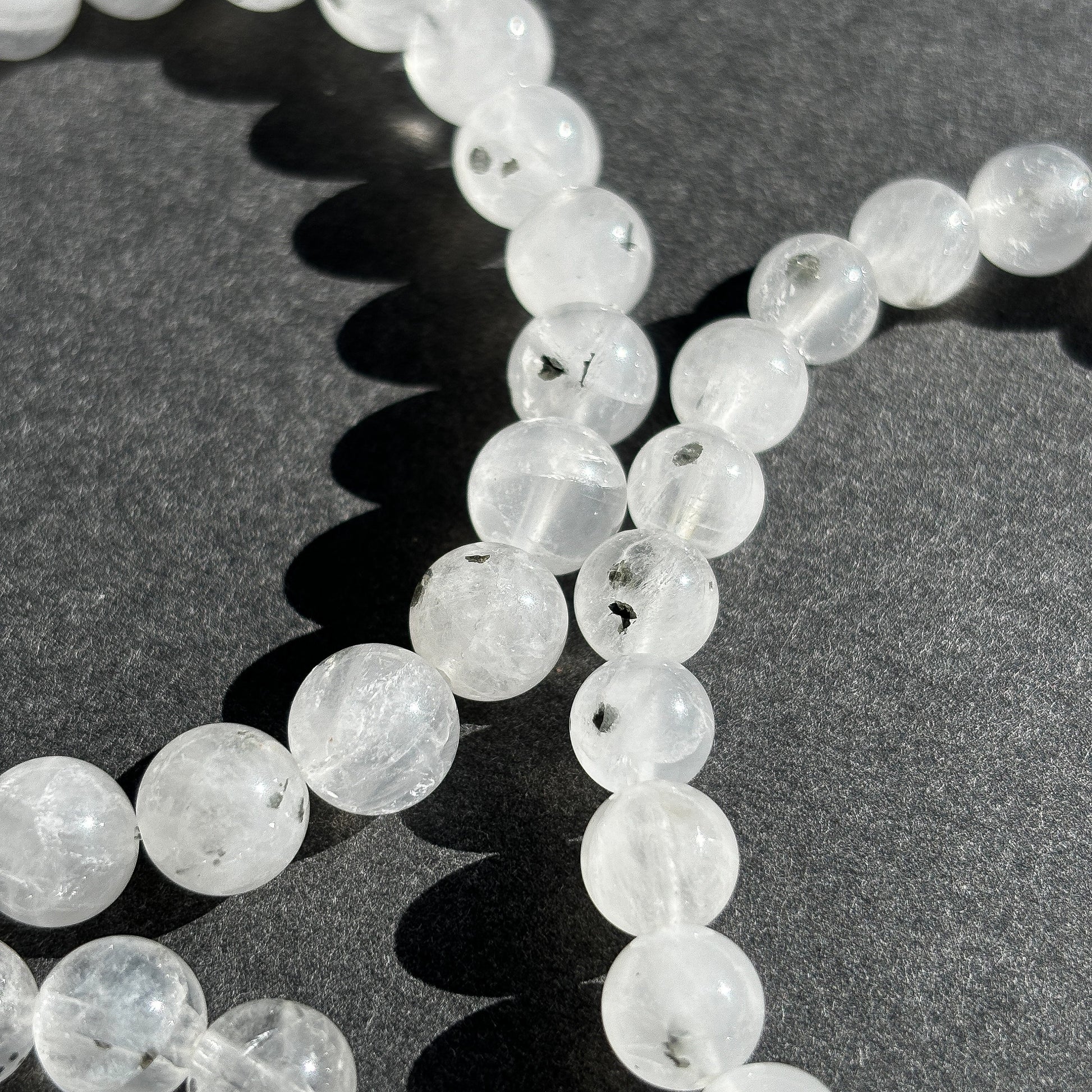 Pyrite in Clear Quartz Crystal Bracelet