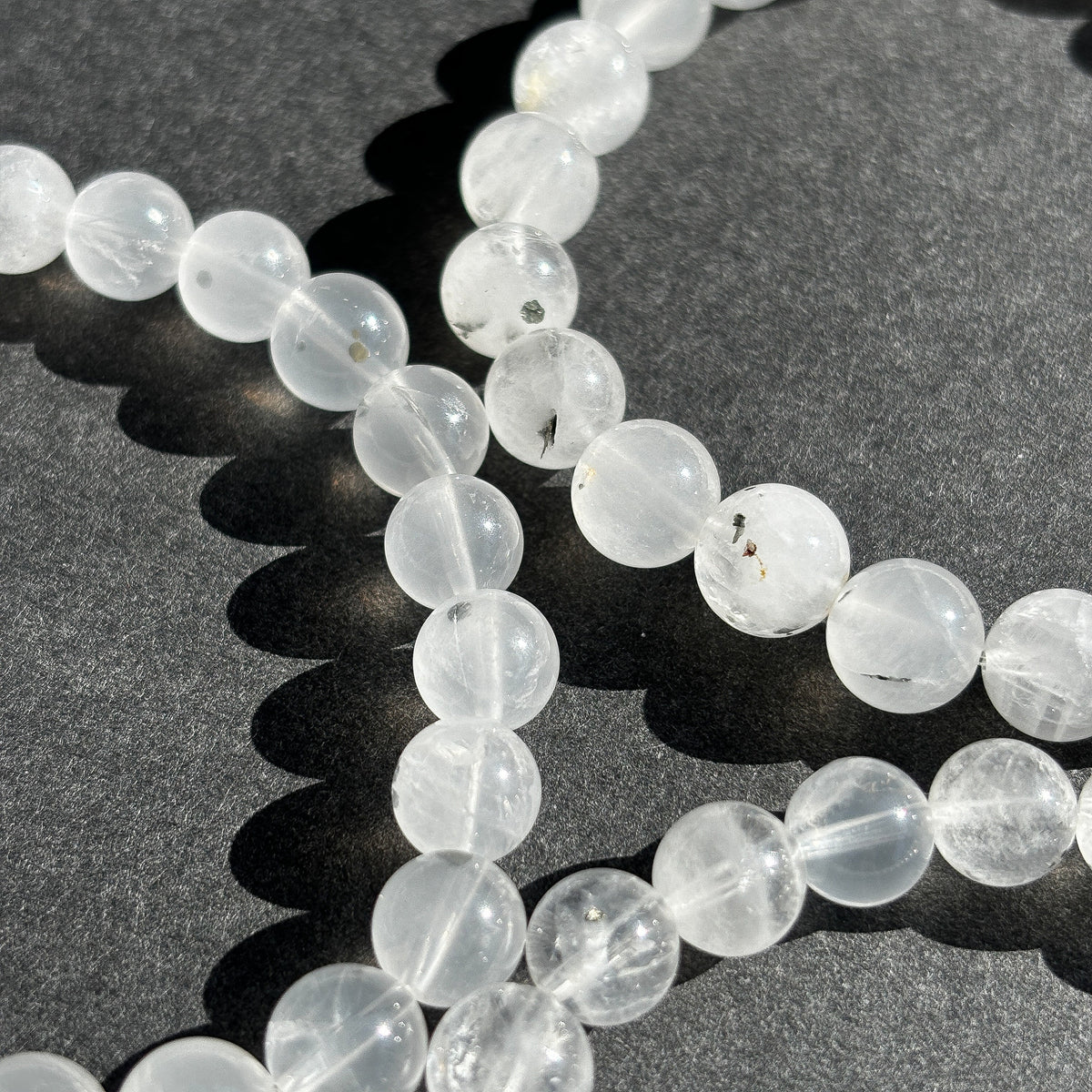 Pyrite in Clear Quartz Crystal Bracelet