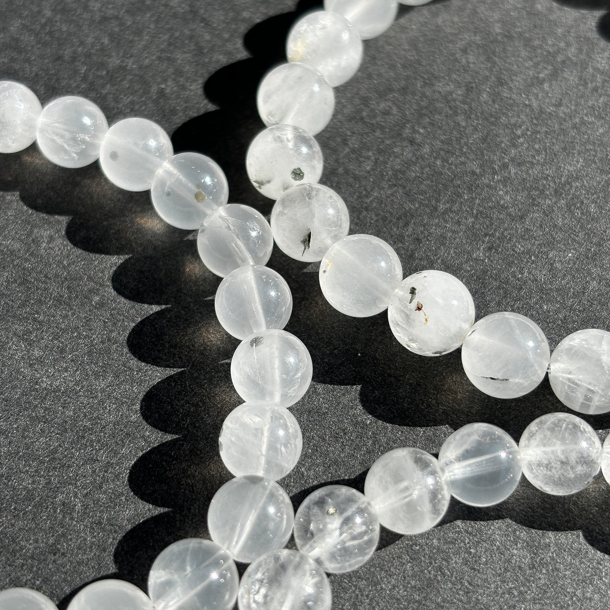 Pyrite in Clear Quartz Crystal Bracelet