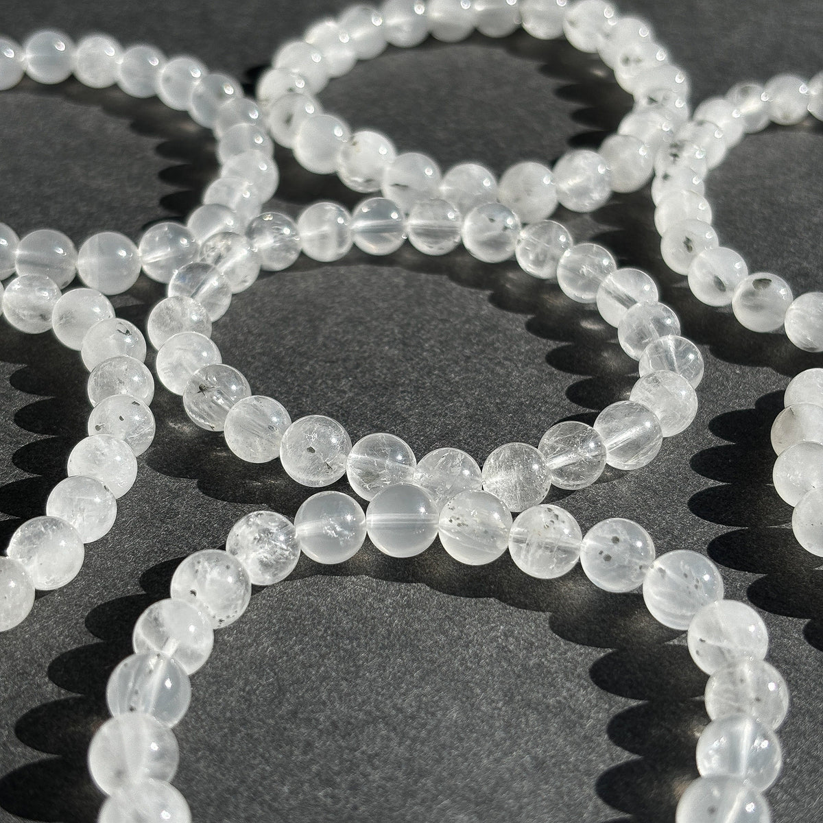 Pyrite in Clear Quartz Crystal Bracelet