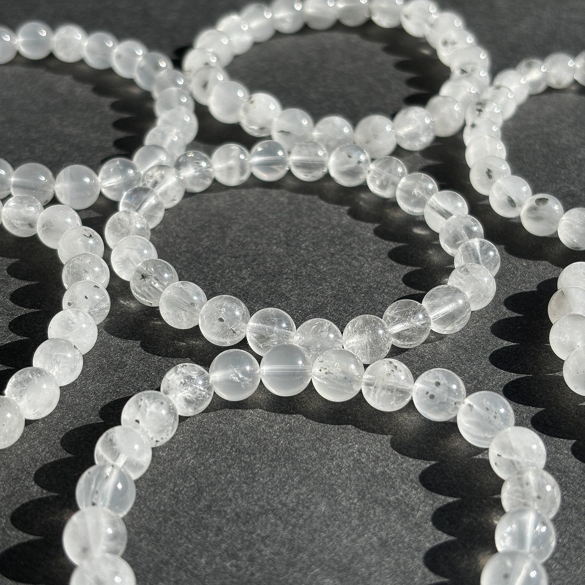 Pyrite in Clear Quartz Crystal Bracelet